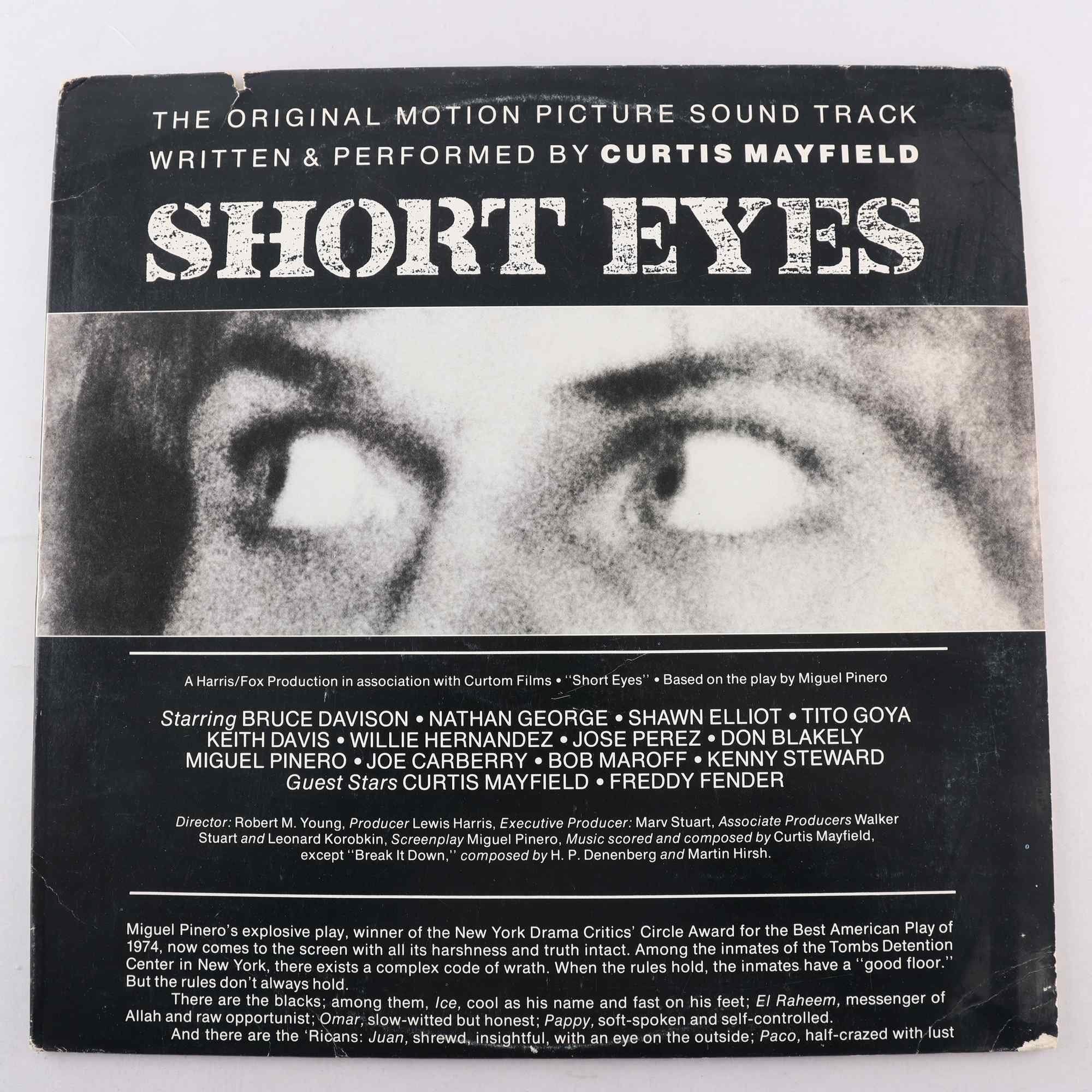 LP Curtis Mayfield, Short Eyes – The Original Picture Soundtrack