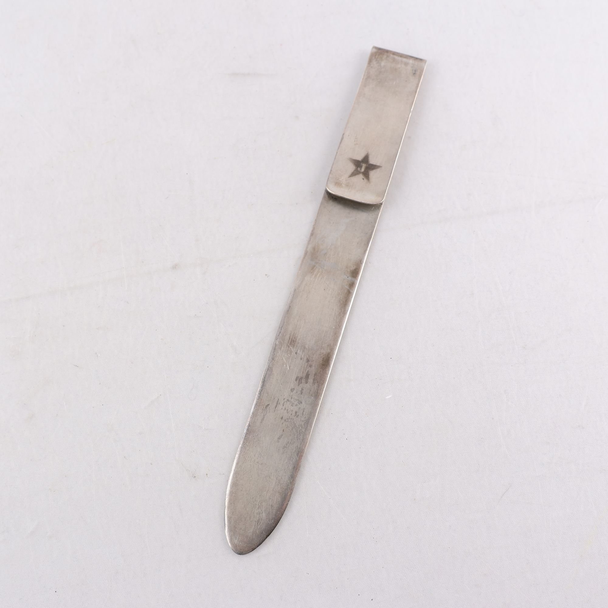 Brevöppnare, sterlingsilver, kattfot, Borgila,1933