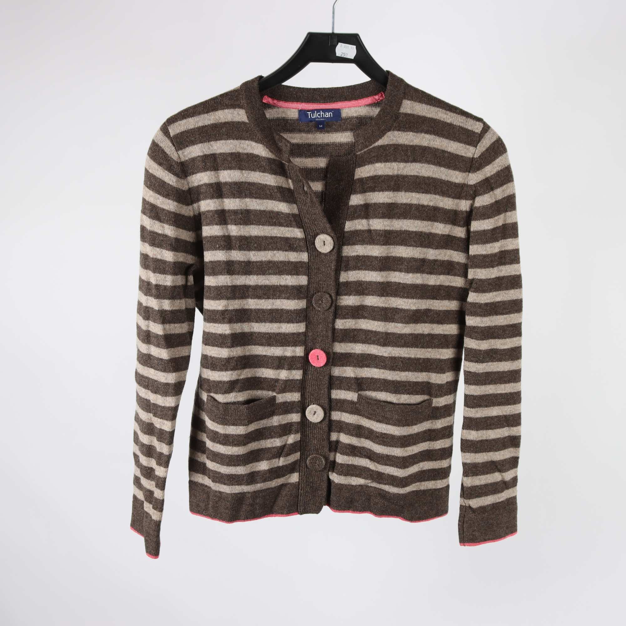 Kofta, Tulchan, brun, randig, stl. M