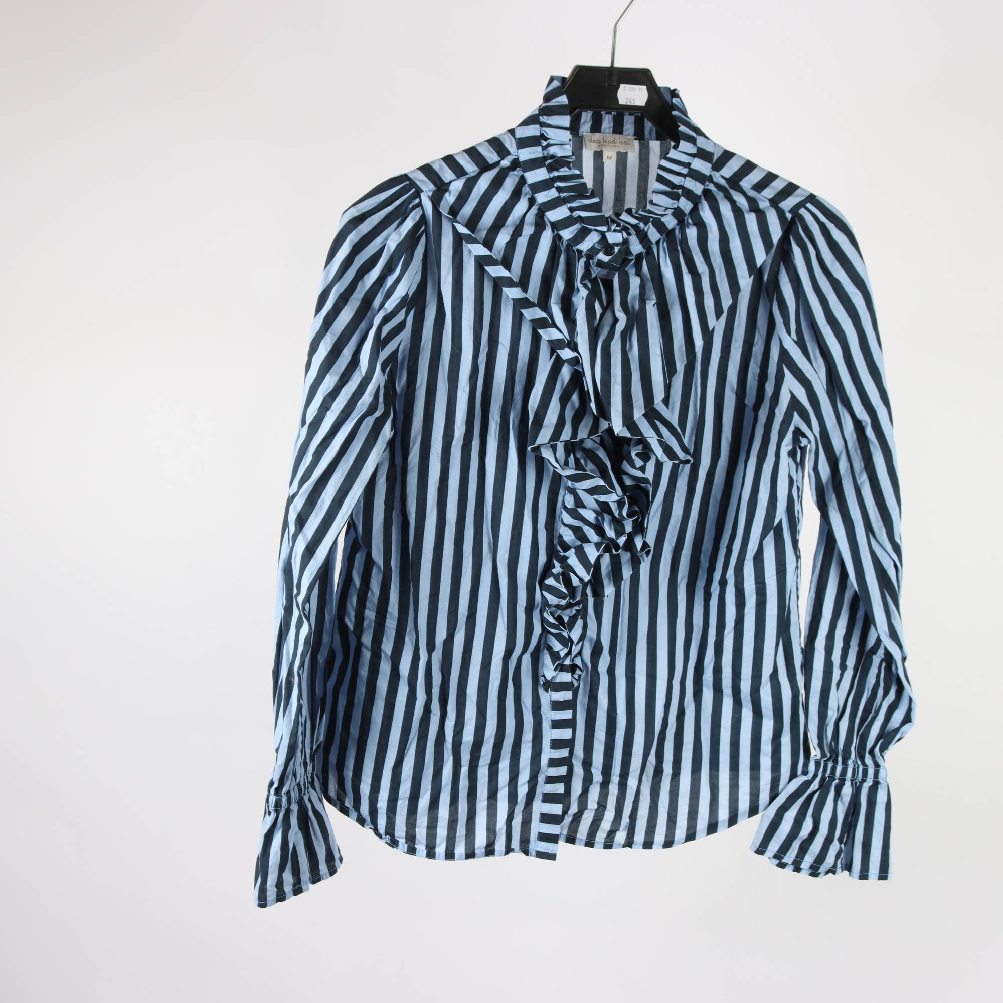 Blus, Dea Kudibal. blå. randig, stl. M
