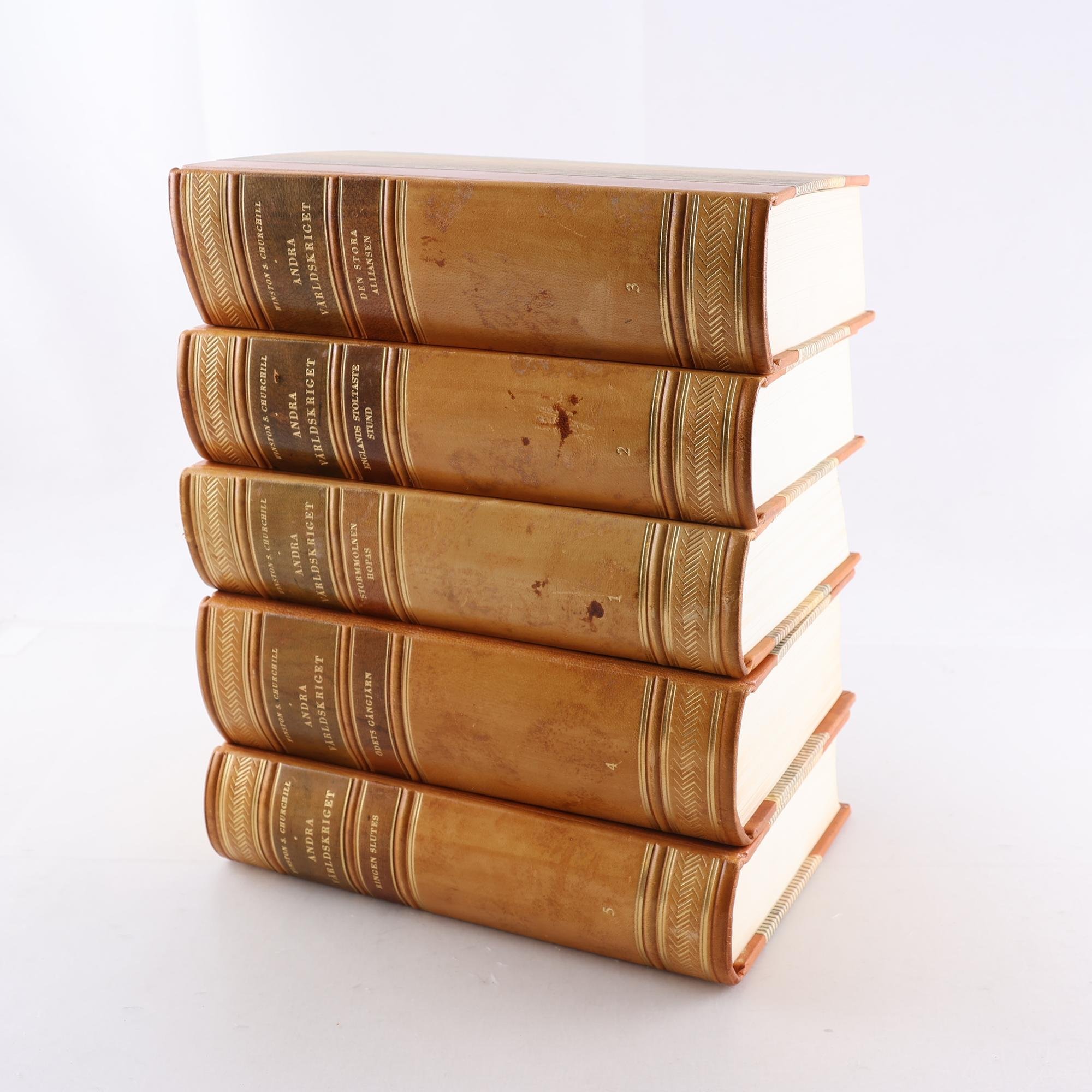 Andra Världskriget, Winston S. Churchill, del 1-5. Samfraktas ej.