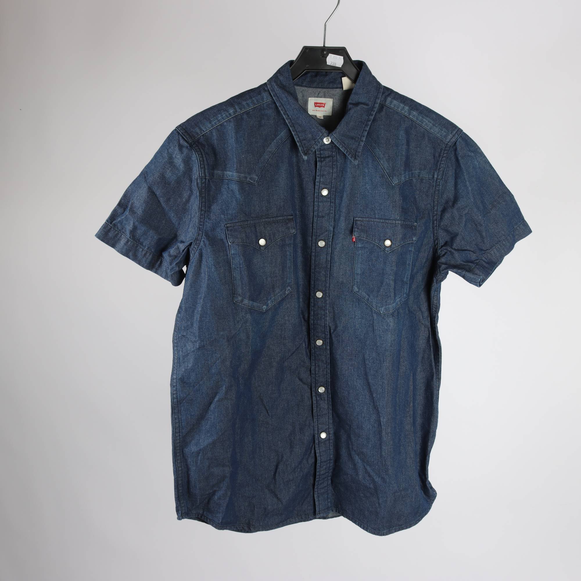 Jeansskjorta, Levis, blå, stl. M