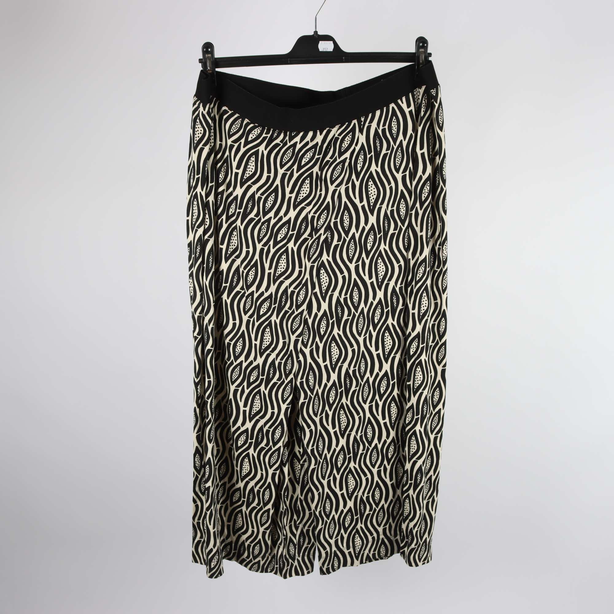 Ankelbyxor, Gudrun Sjödèn, svart, mönstrade, stl. XXL