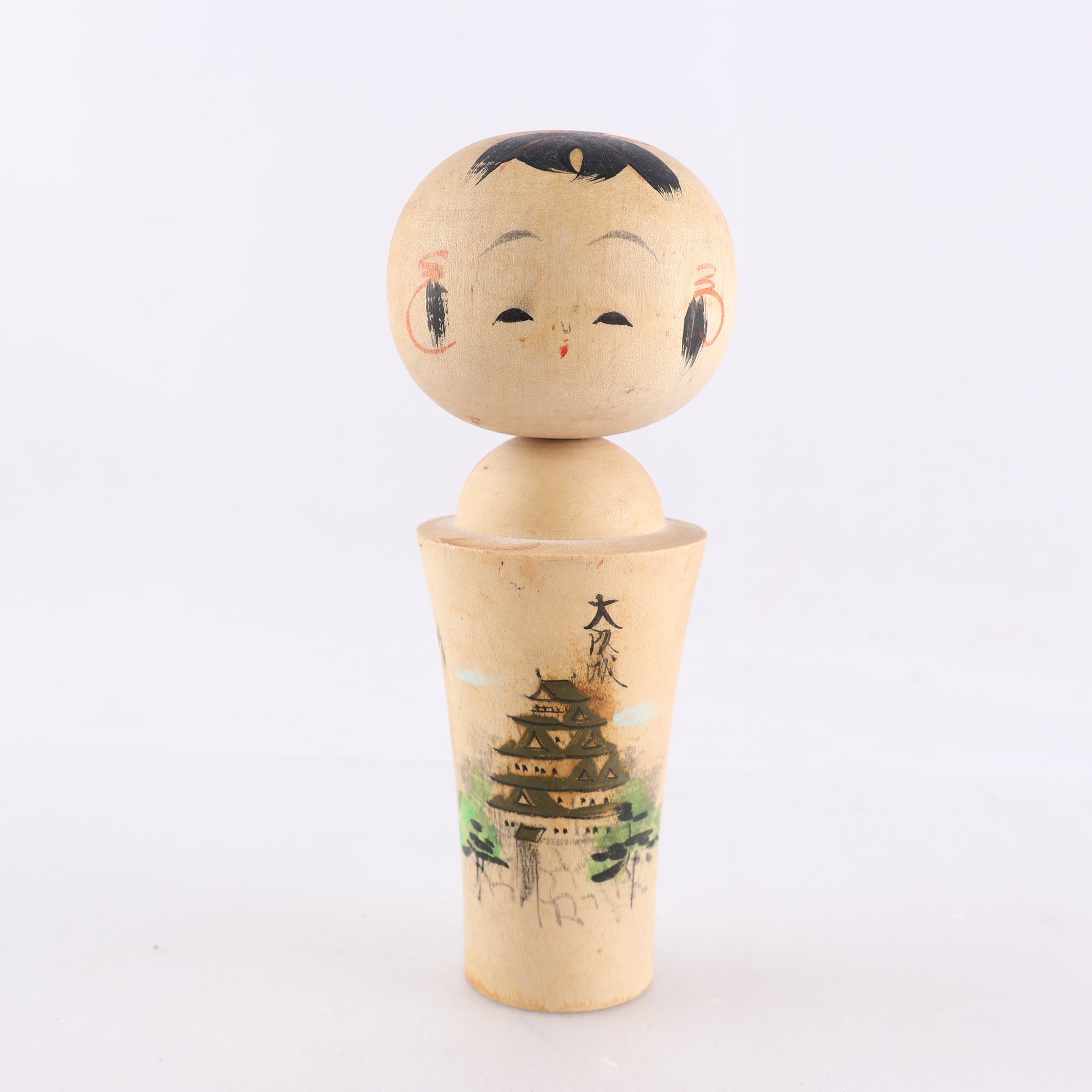 Kokeshi docka, trä, Japan, 1900-talets andra hälft