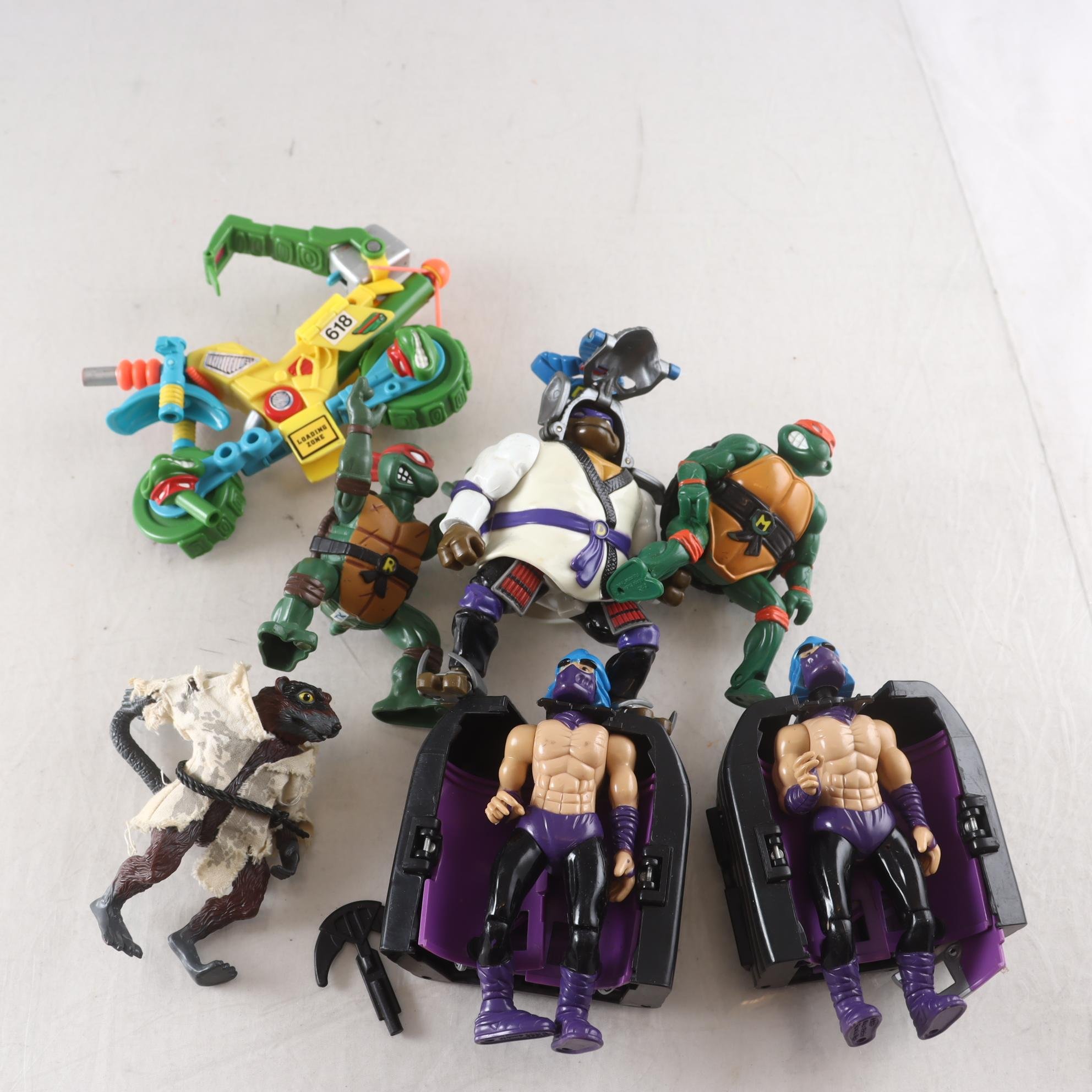 Figurer, Teenage mutant ninja turtles, 90-tal