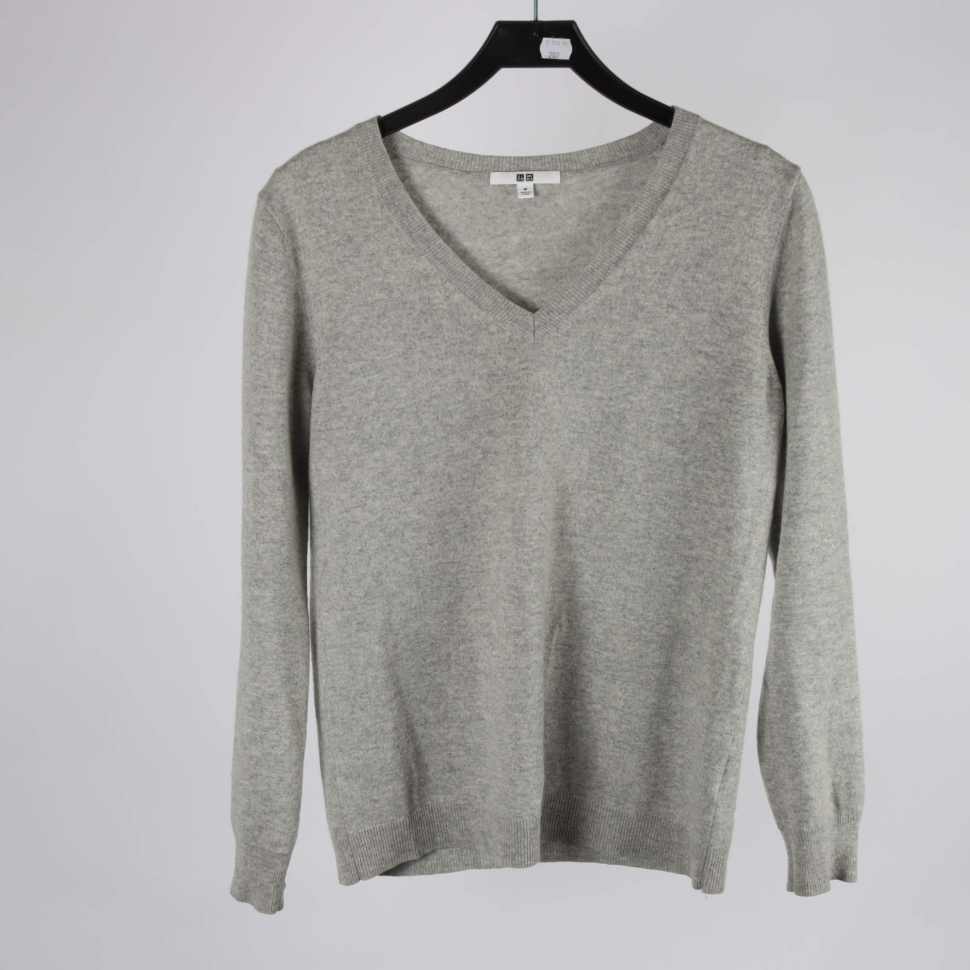 Tröja, Uniqlo, grå, stl. M