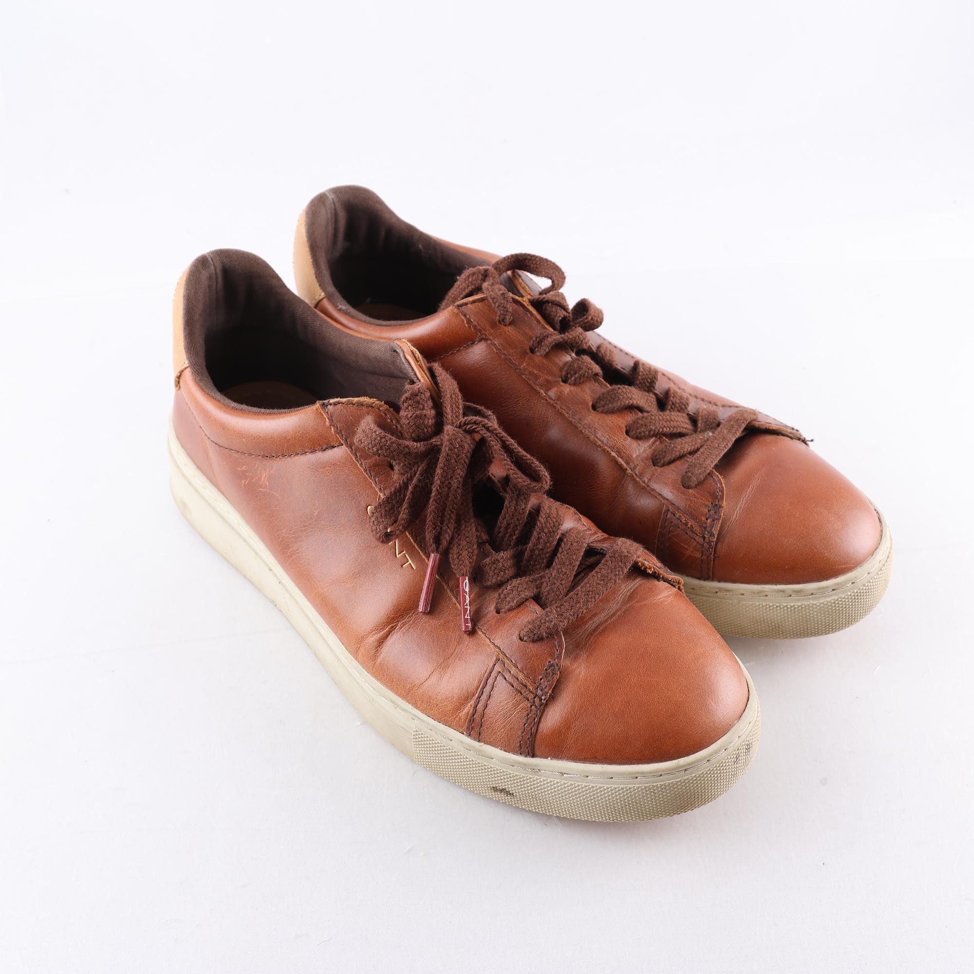 Sneakers, Gant, brun, skinn, stl. 42.