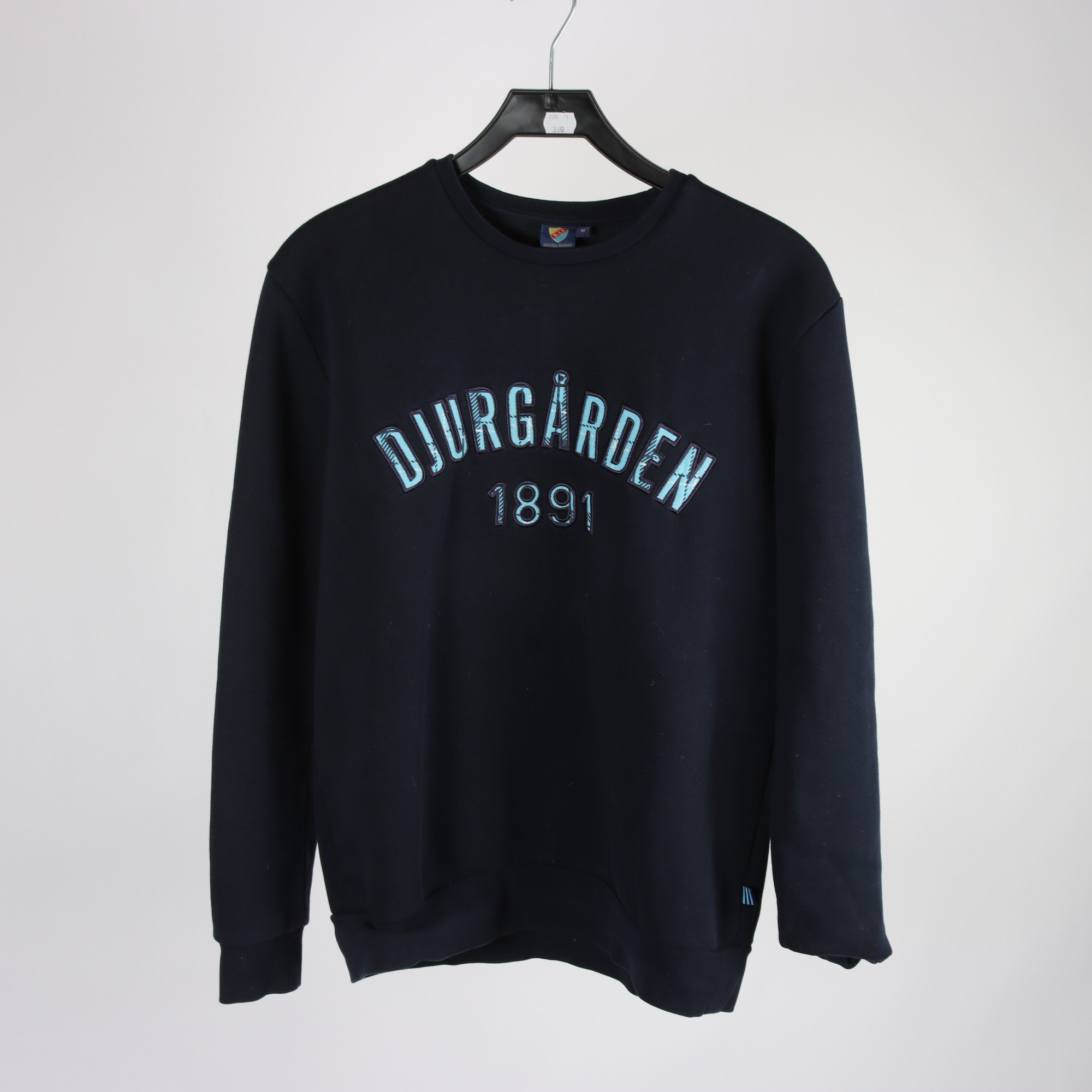 Sweatshirt, Djurgården, blå, DIF, stl. M.