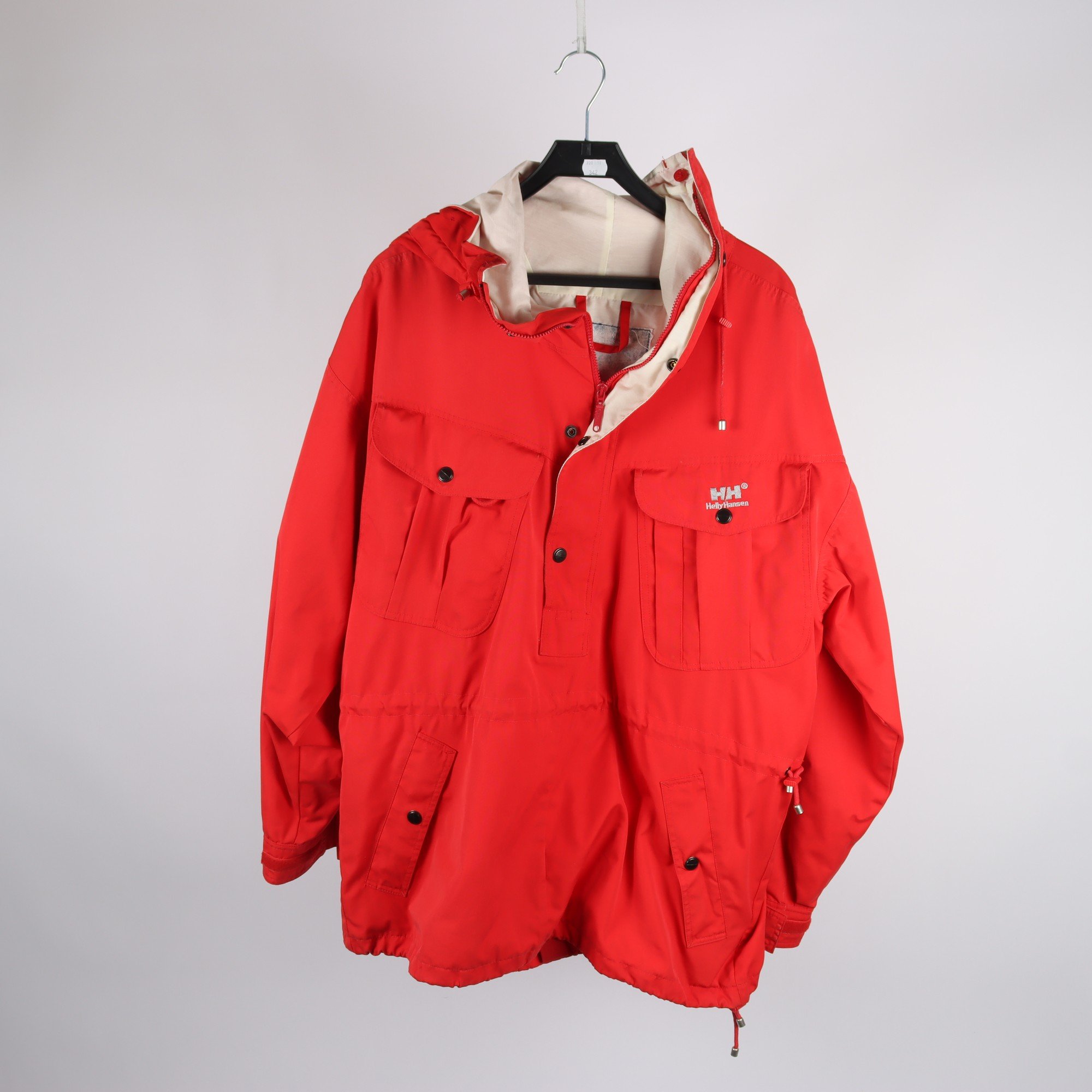 Anorak, Helly Hansen, röd, stl. XL.