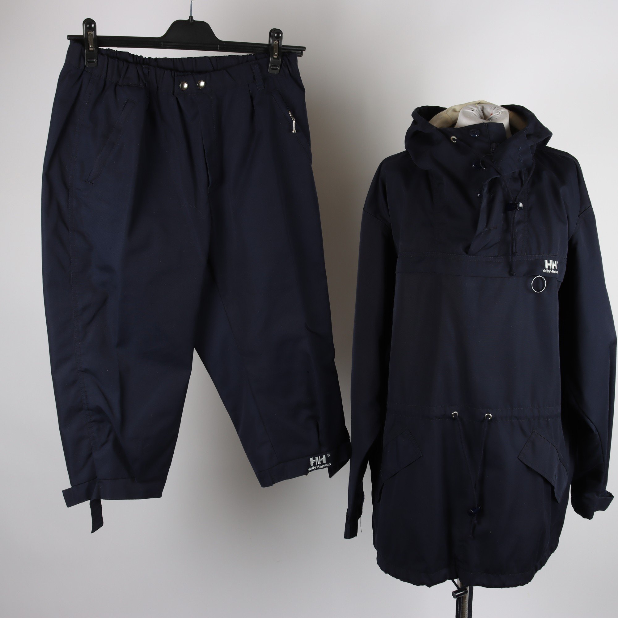 Anorak+knickersbyxor, Helly Hansen, marinblå, stl. M.