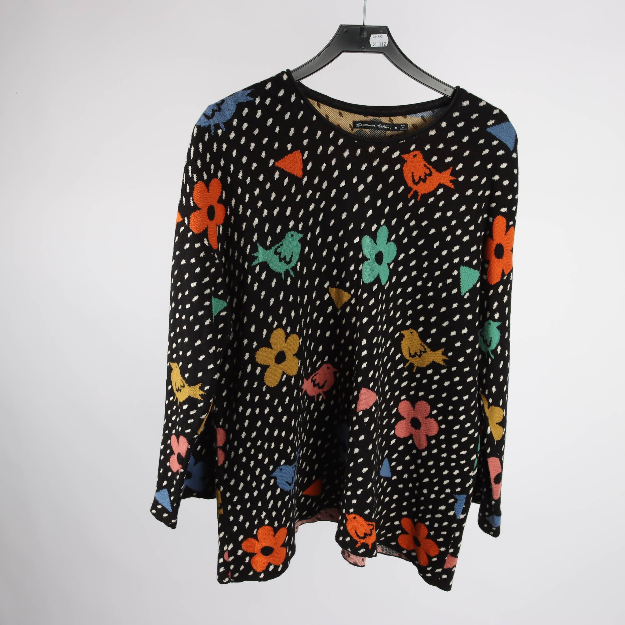 Stickad tröja, Gudrun Sjödén, stl. M