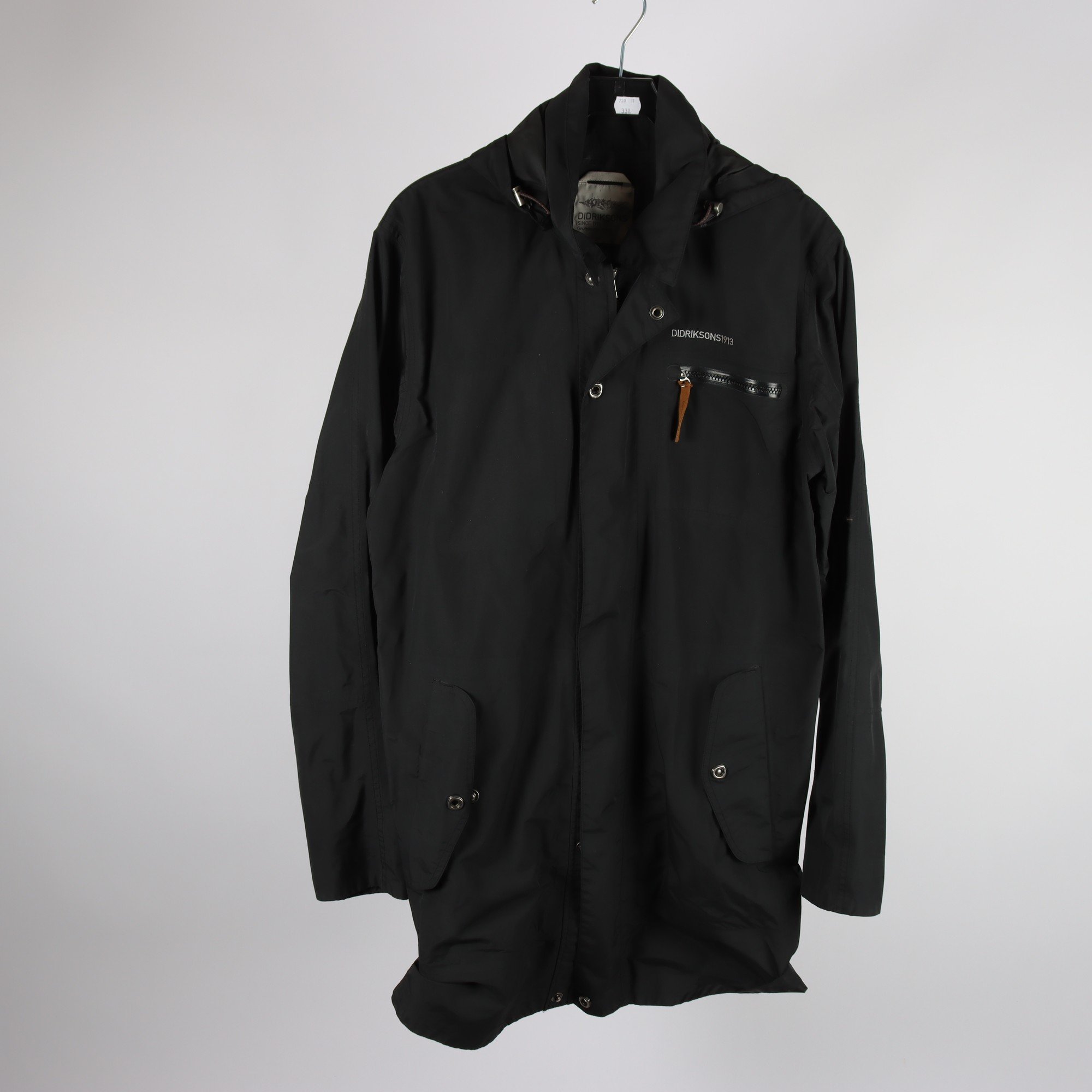 Vindkappa, Didriksons, svart, stl. L.