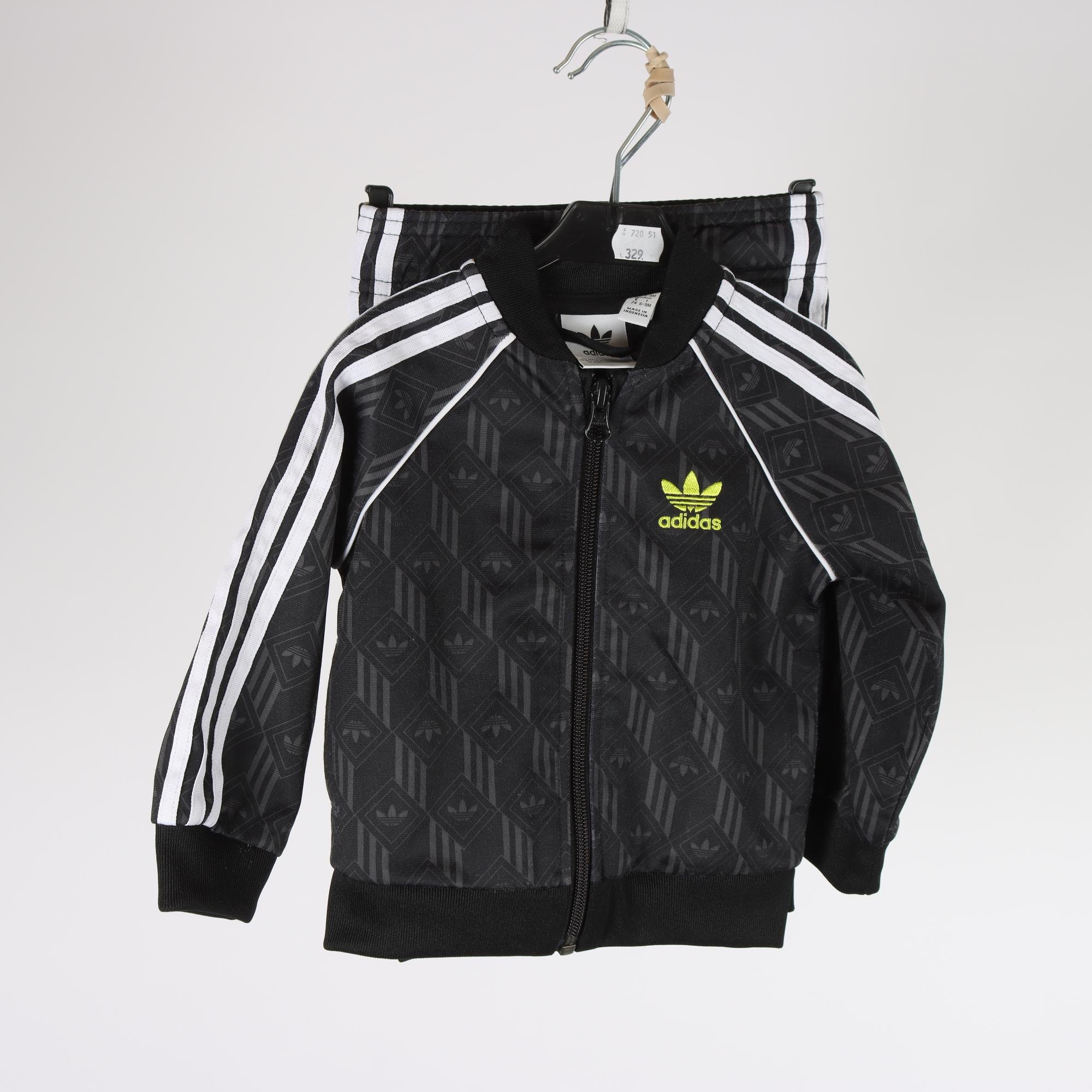 Set, Adidas, svart, stl. 74