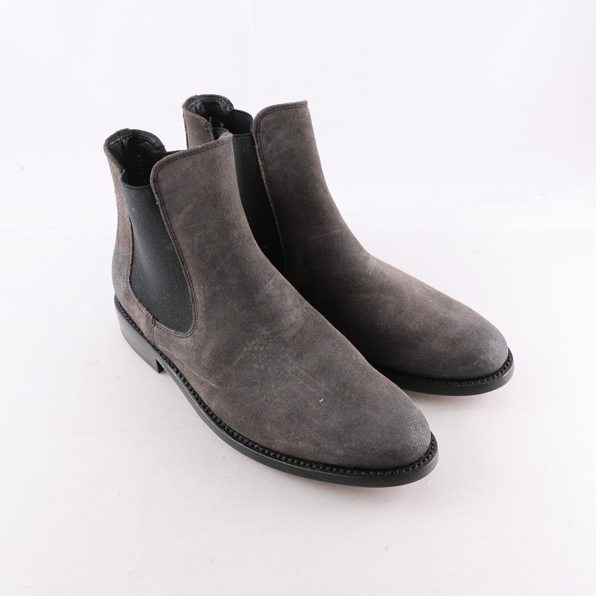 Boots, Thursday, grå, skinn, stl. 39.