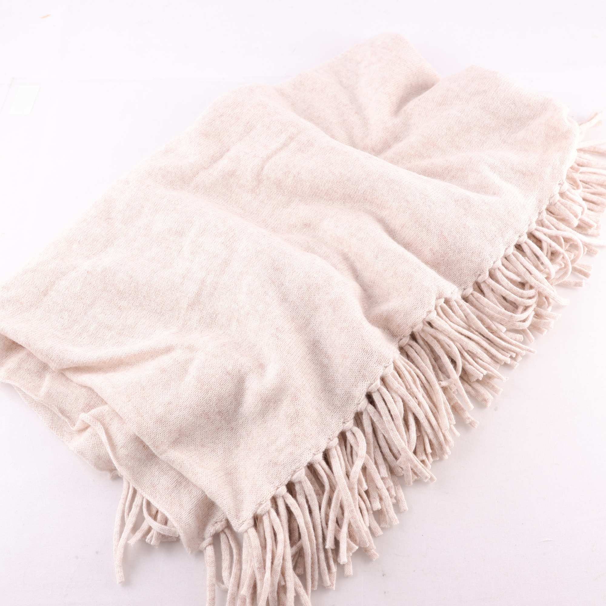 Halsduk, Davida, ljusbeige, 100% kashmir