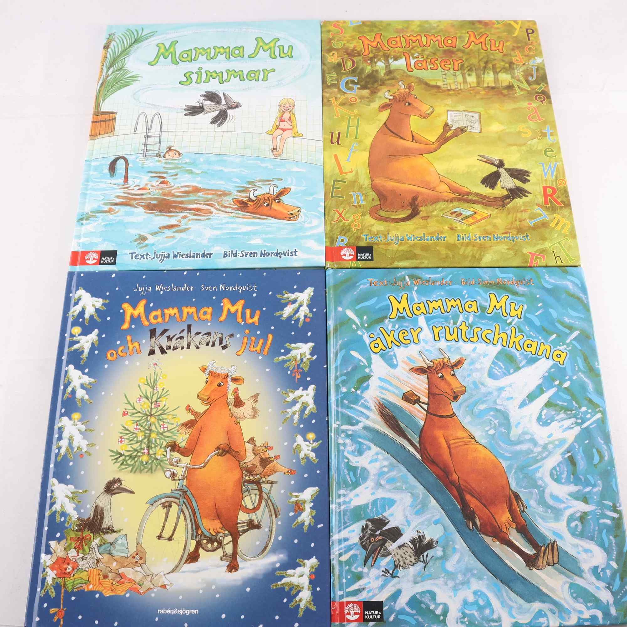 Bokpaket, Mamma Mu, Sven Nordqvist, 4 volymer