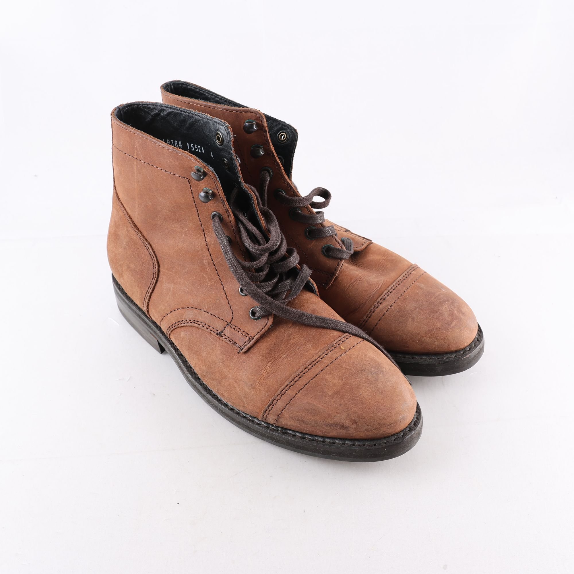 Kängor, Thursday, brun, skinn, stl. 39.