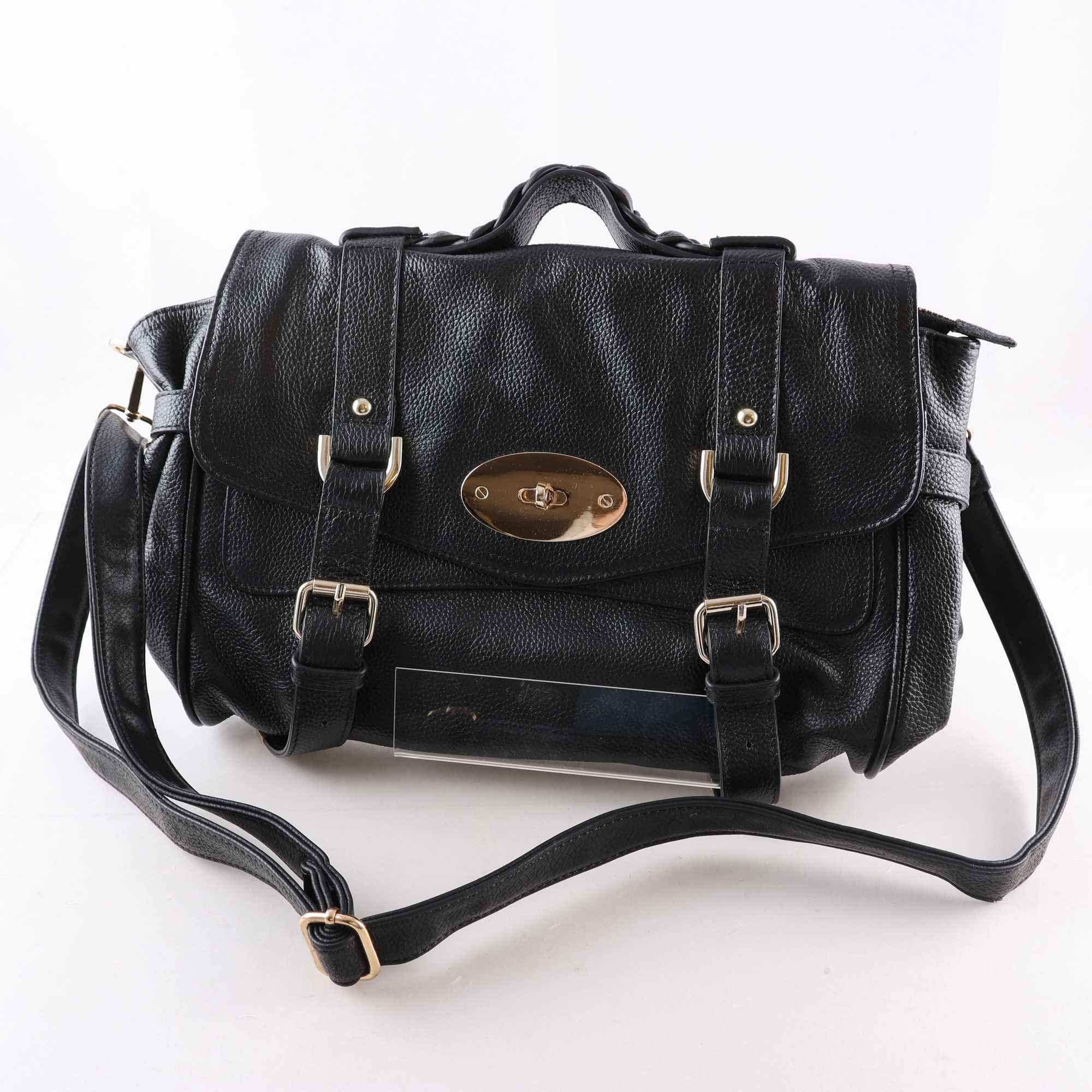 Axelremsväska, Okänd, svart