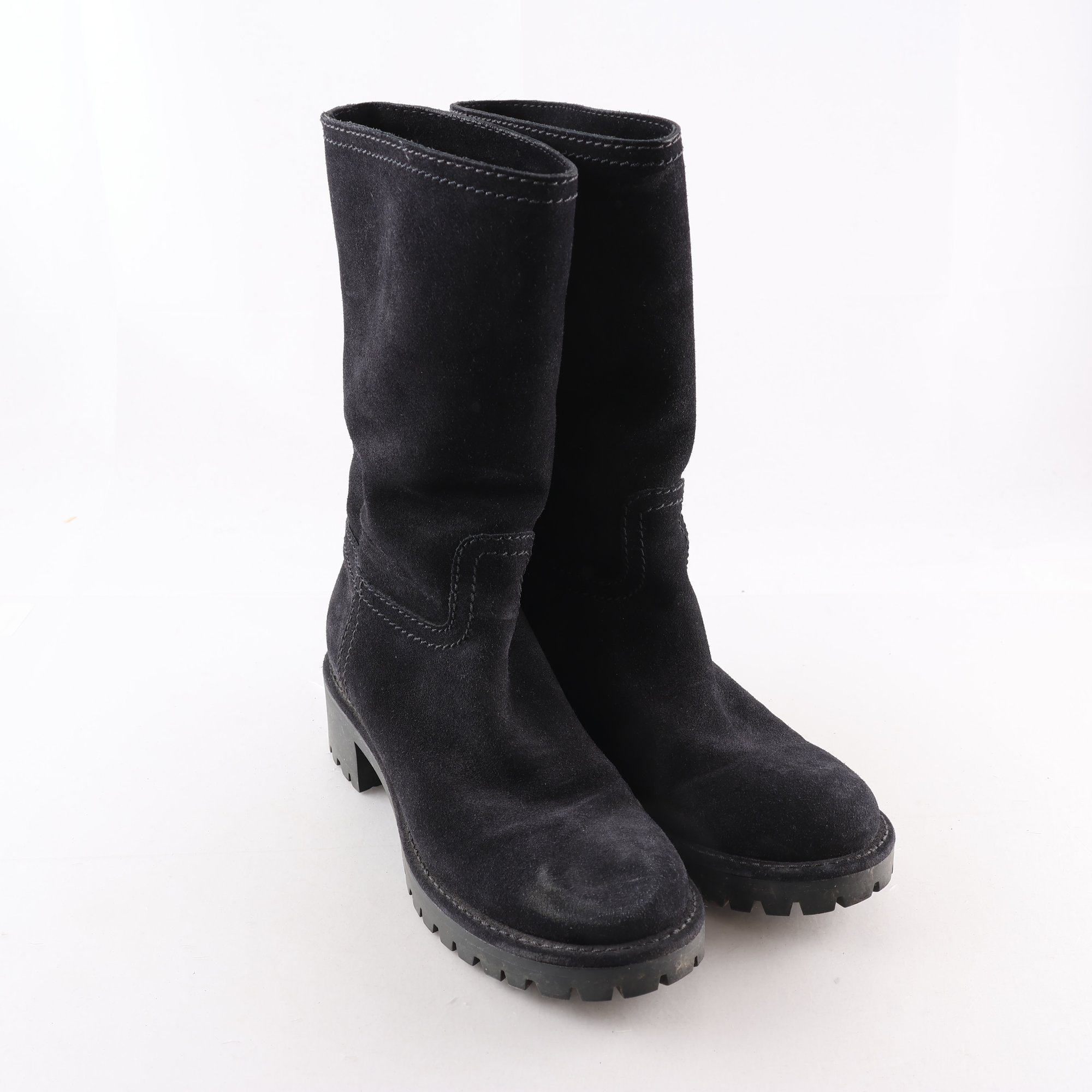 Stövlar, Prada, svart, stl. 35