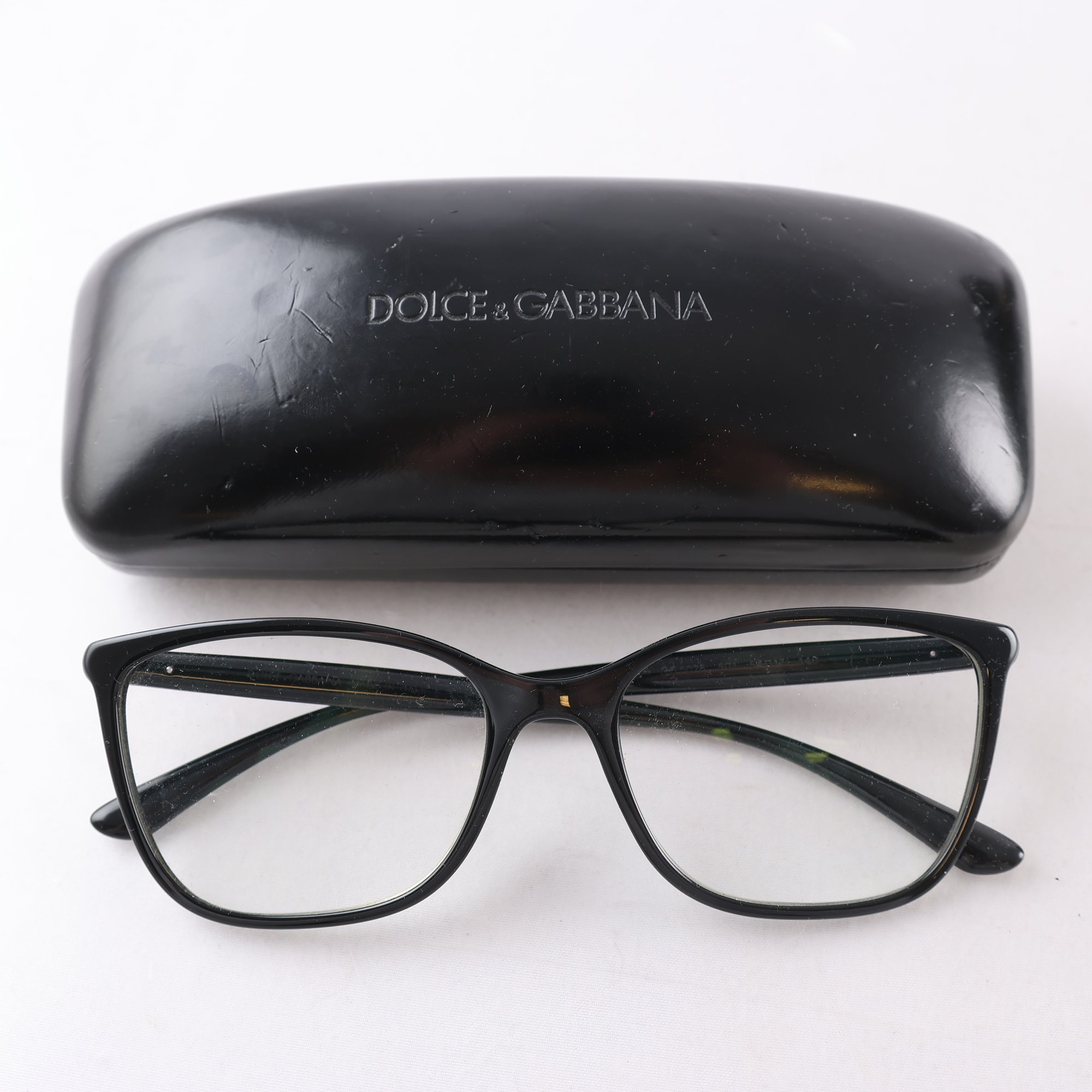 Glasögonbågar, acetat, Dolce Gabbana, svarta