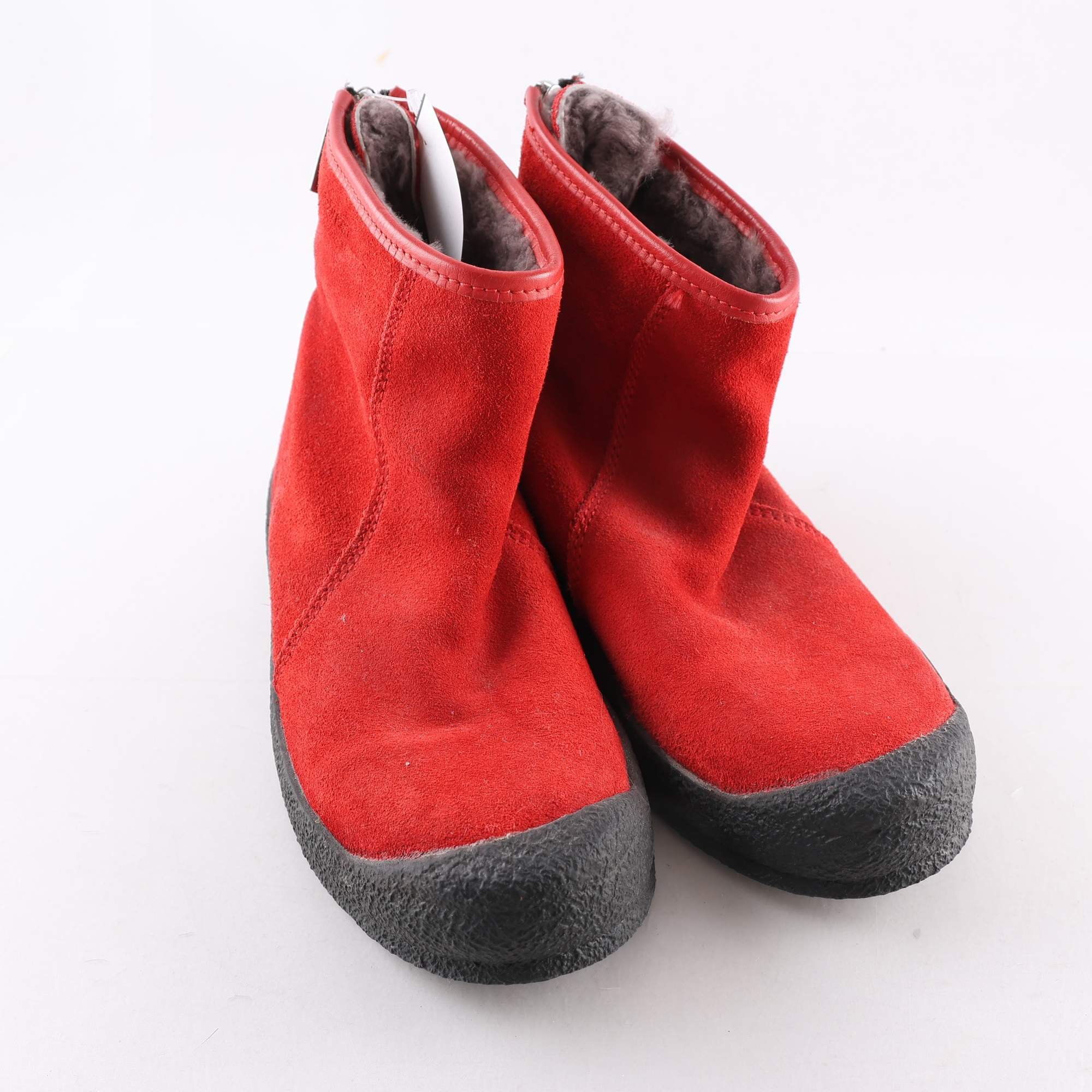 Curlingkängor, Skofabriken Stockholm, röd, stl. 37