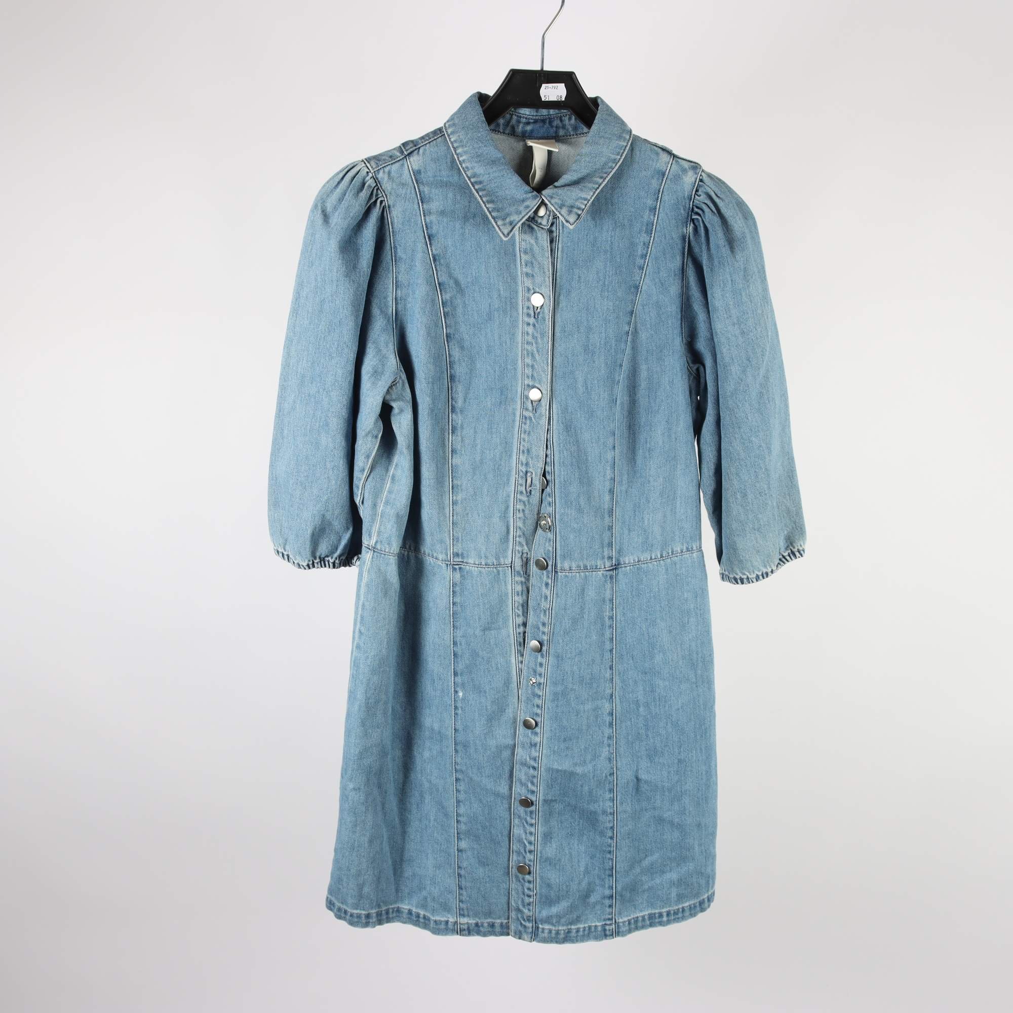 Jeansklänning, H&M, stl. 40