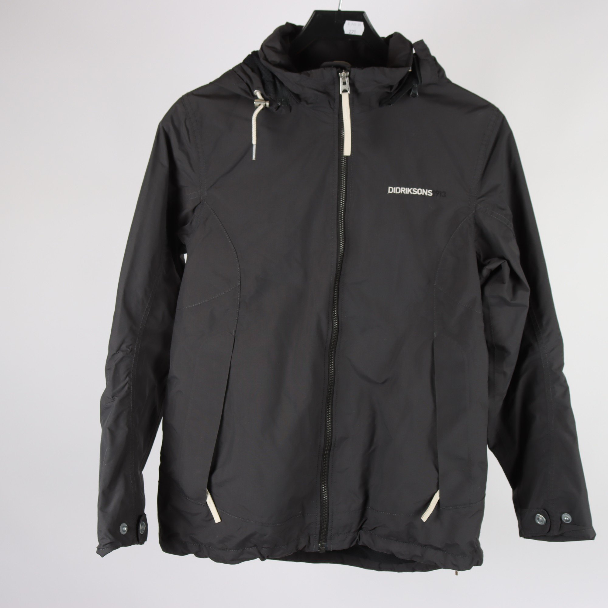 Jacka, Didriksons, svart, stl. 38