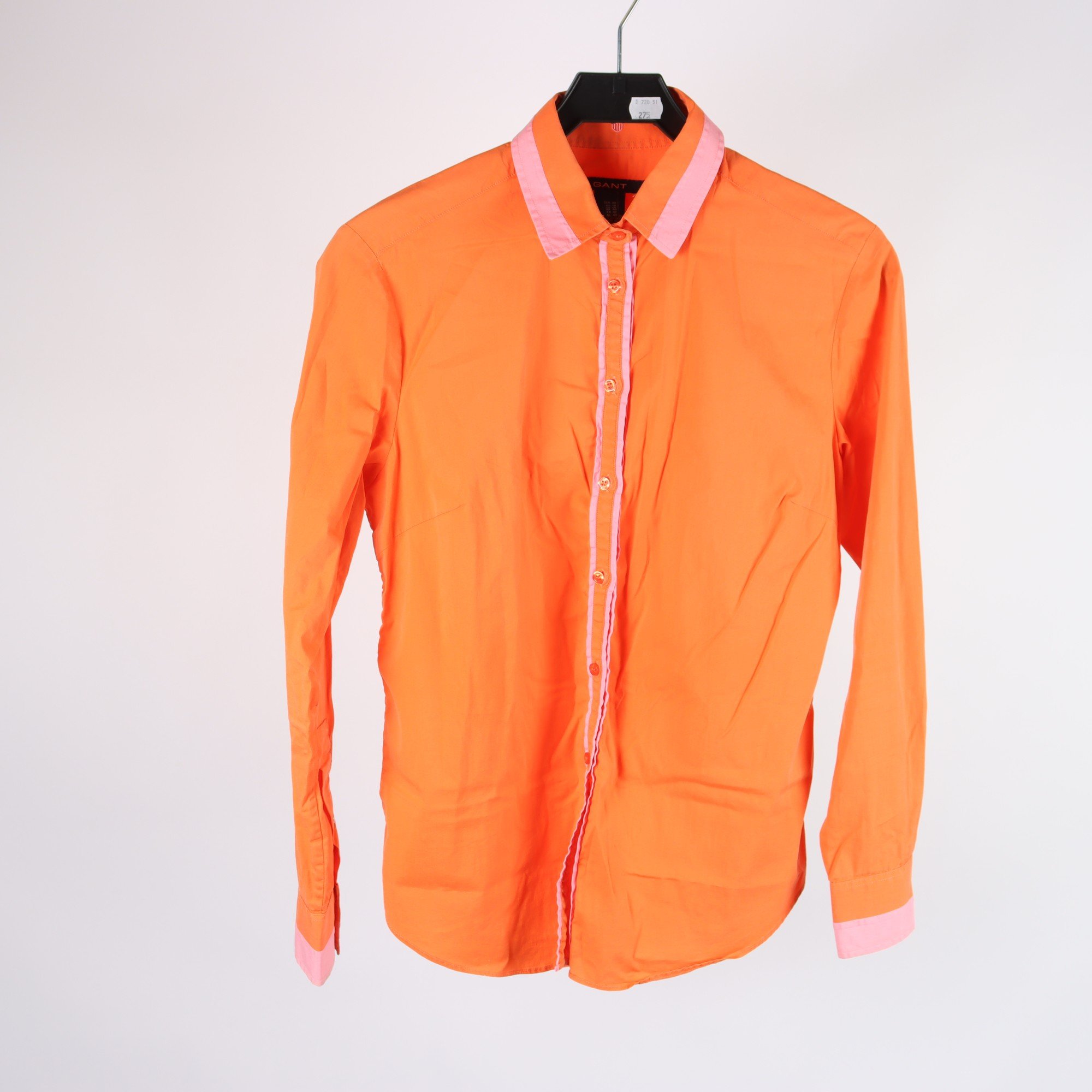 Blus, Gant, orange, rosa, stl. 40