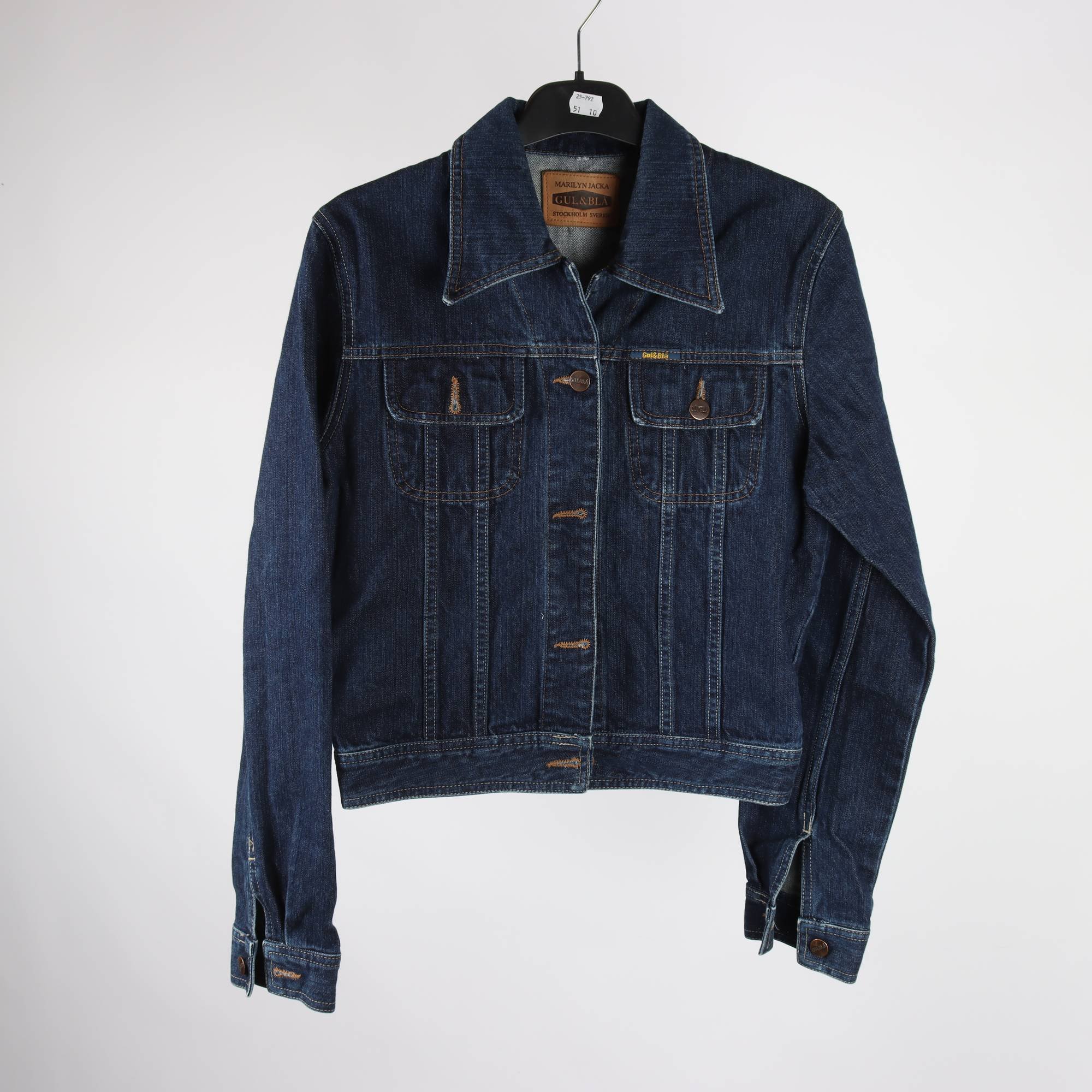 Jeansjacka, Gul & Blå ”Marilyn Jacka”, stl. S