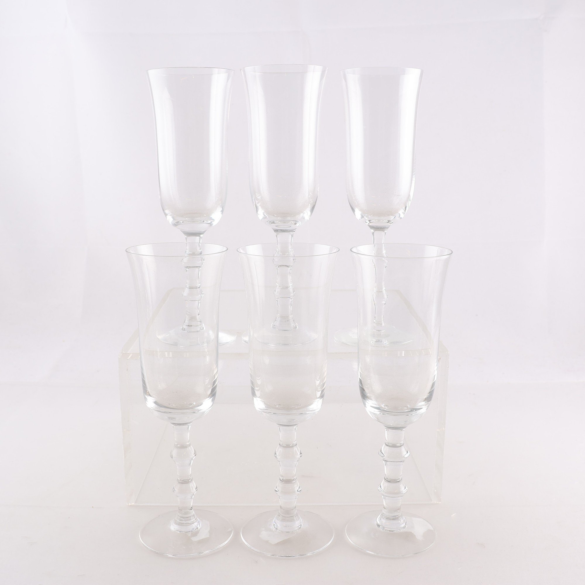 Champagneglas, Salut, Simon Gate, Orrefors/Sandvik. Samfraktas ej.