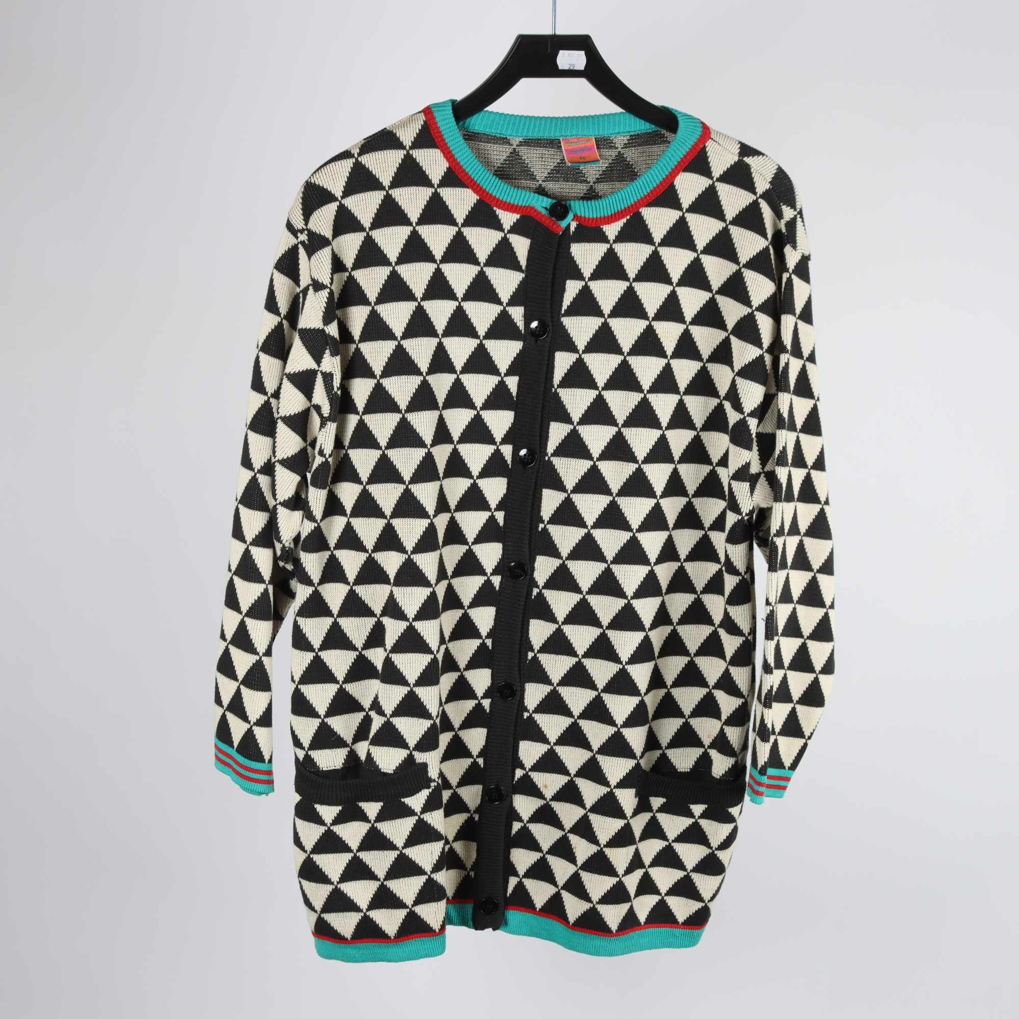 Kofta, Gudrun Sjödèn, vit, svart, stl. M