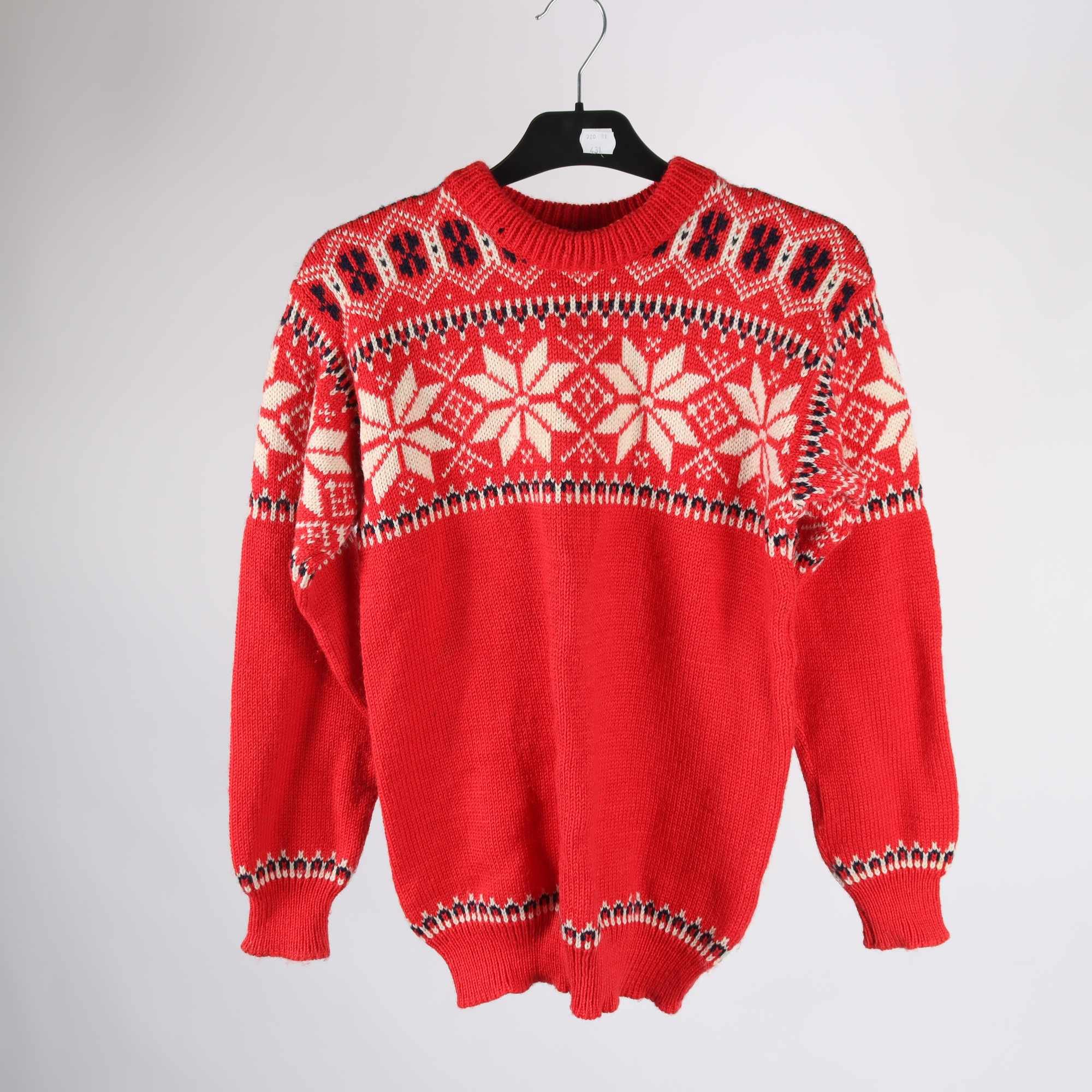 Tröja, Dale of Norway, röd, ull, stl. 40.