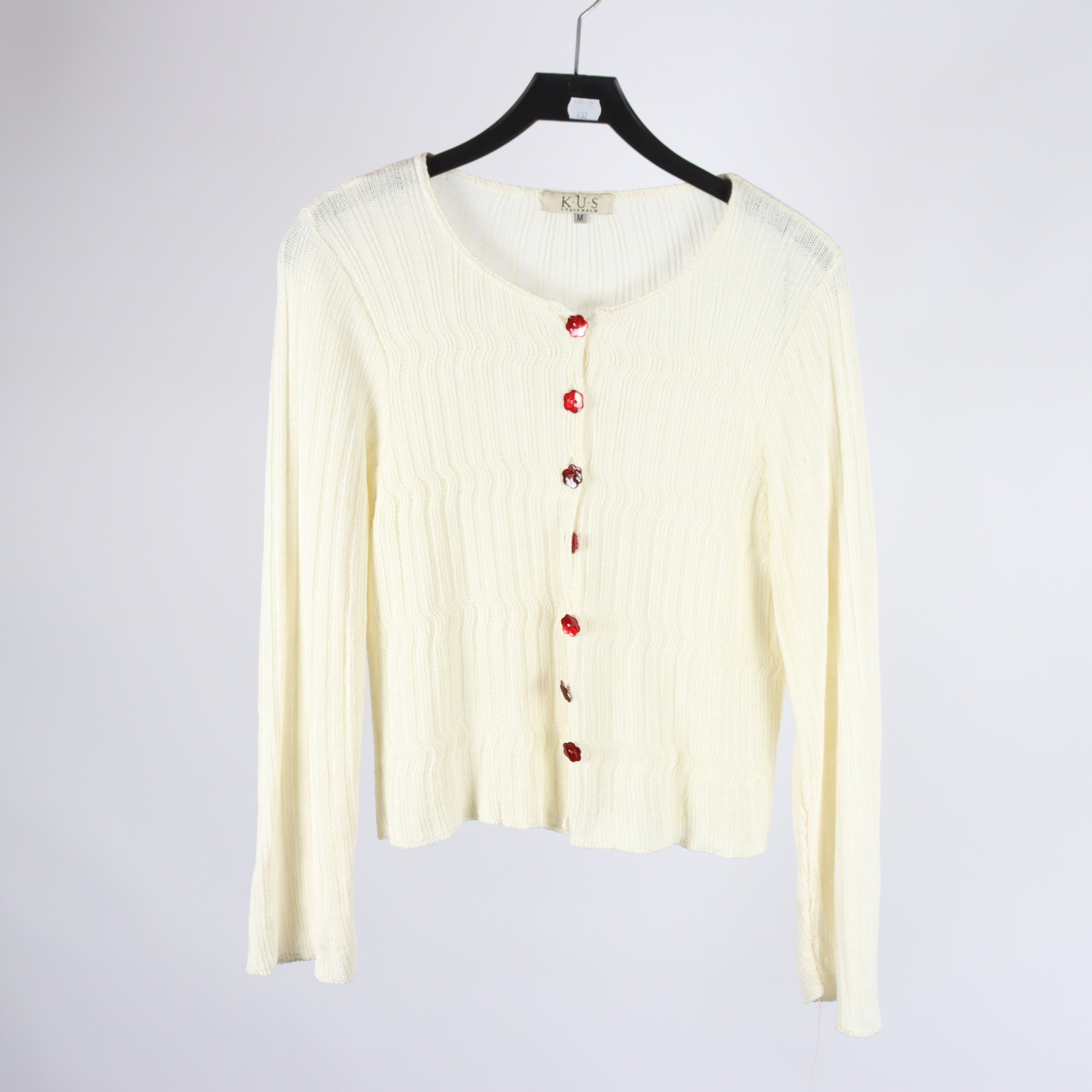 Kofta, K.U.S, benvit100% lin, stl. M.