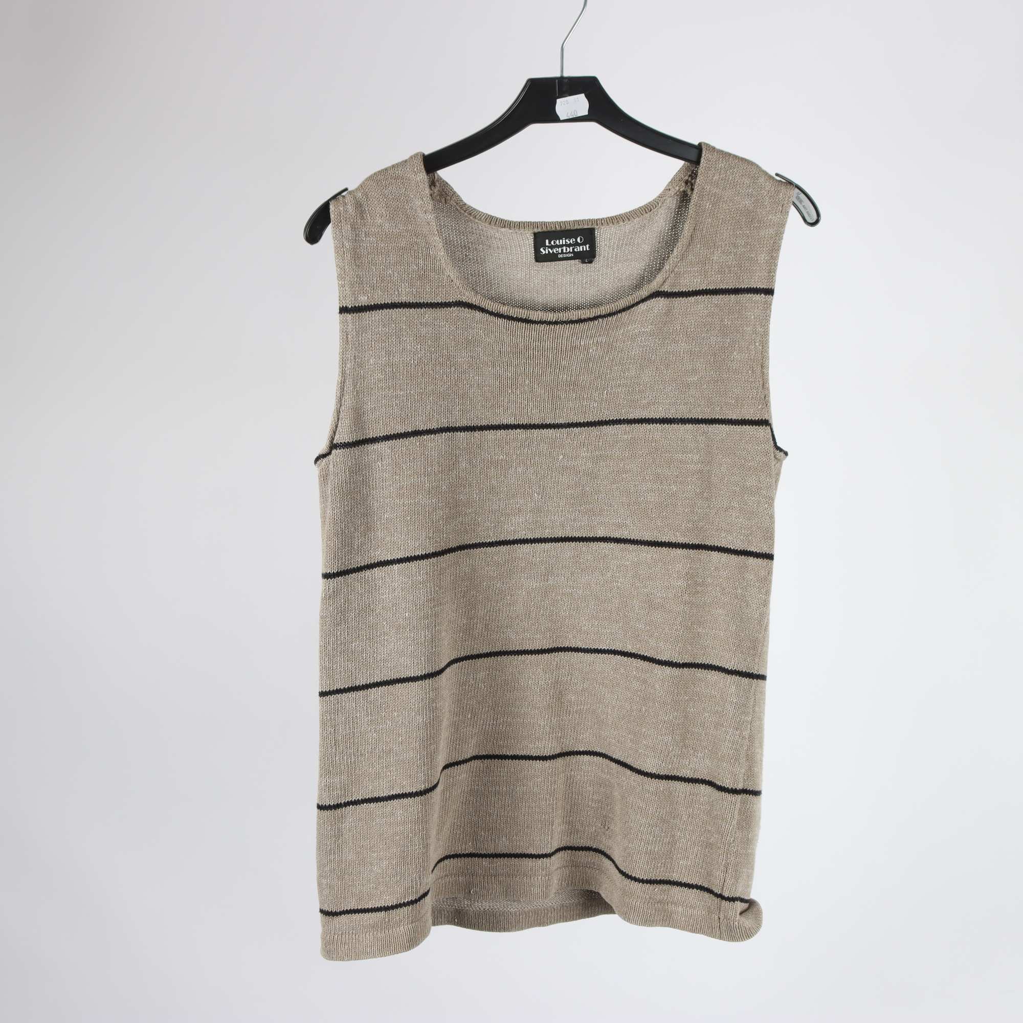 Linne, Louise Siverbrant, grå, lin, stl. L.