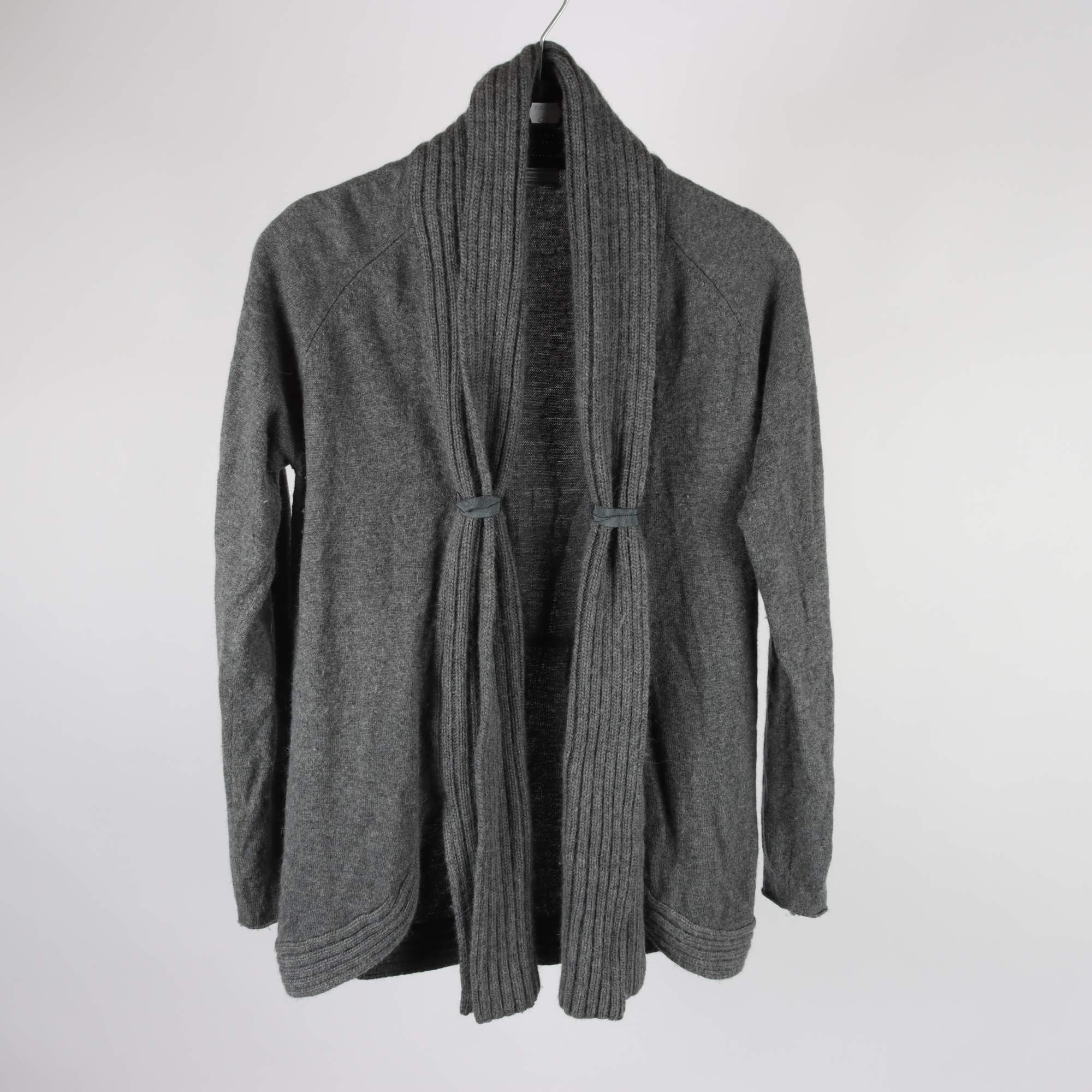 Kofta, Hunkydory, grå, ull, angora, cashmere, stl. L.