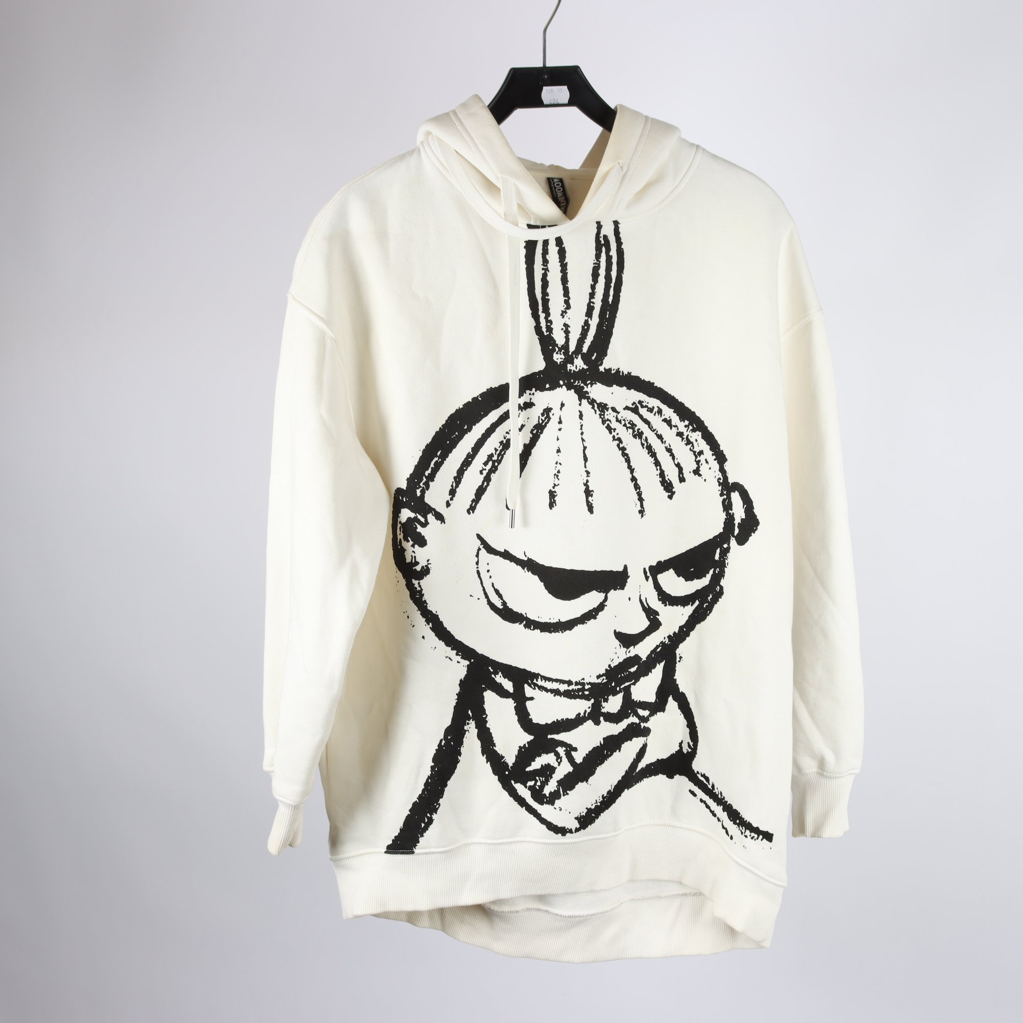 Hoodie, Moomin x Martinex, Lilla My, vit, stl. M.