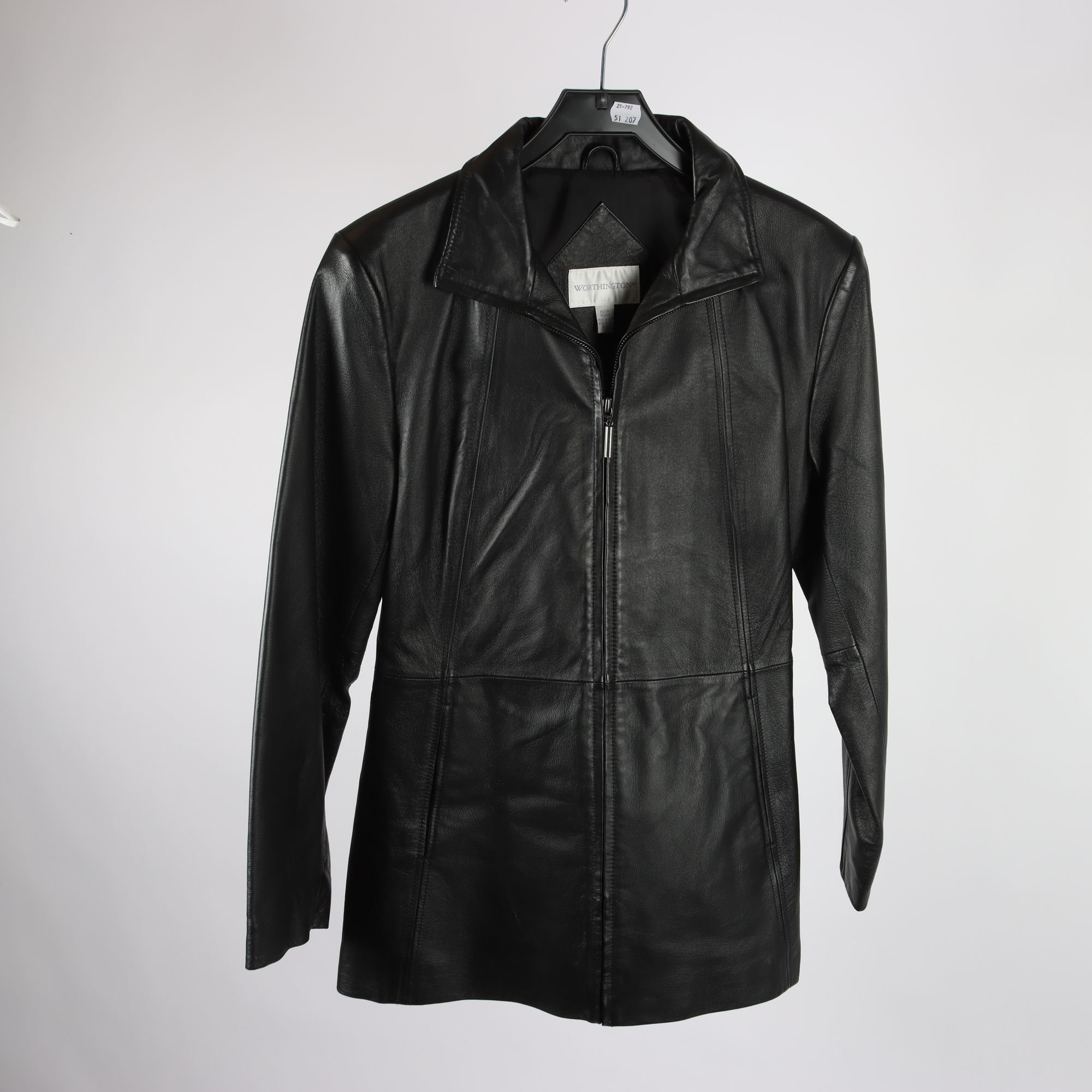 Skinnjacka, Worthington, 100% läder, stl. M