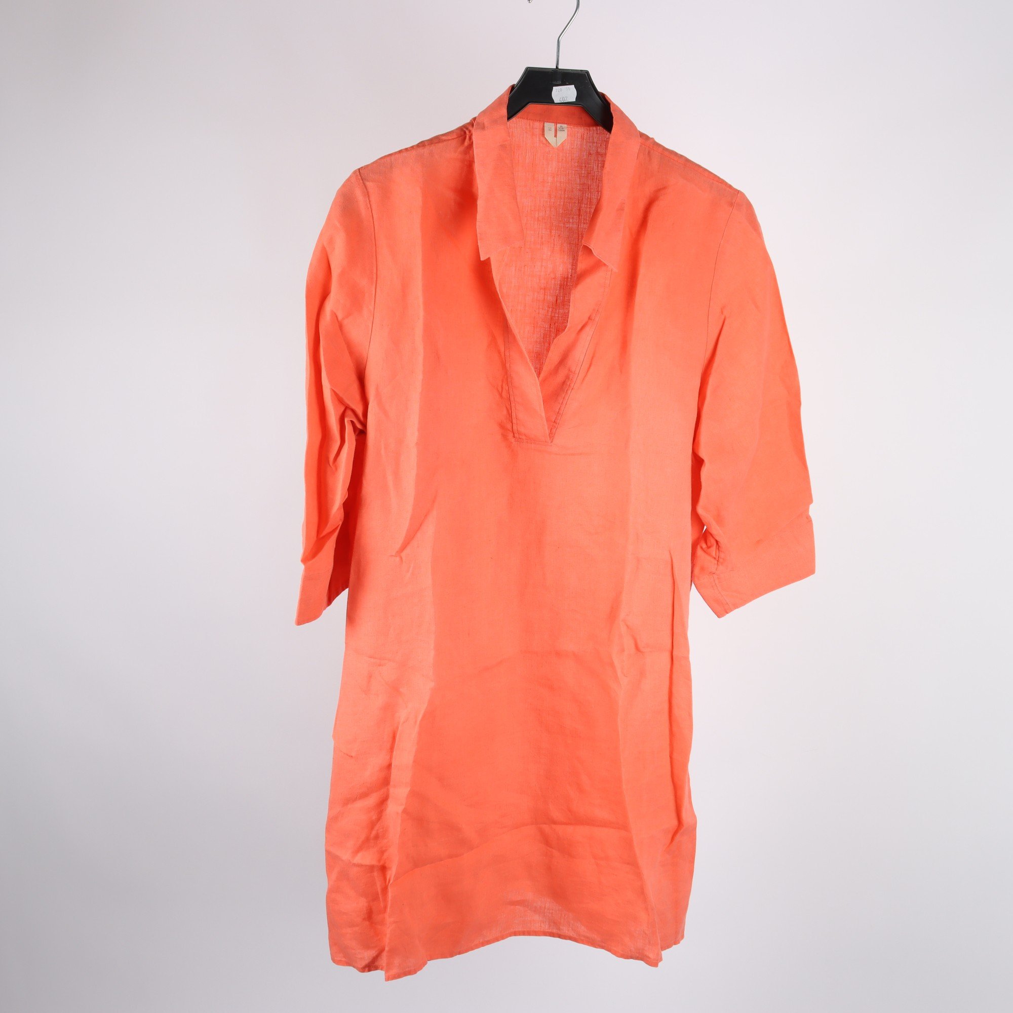 Klänning, Arket, orange, lin, stl. 44.