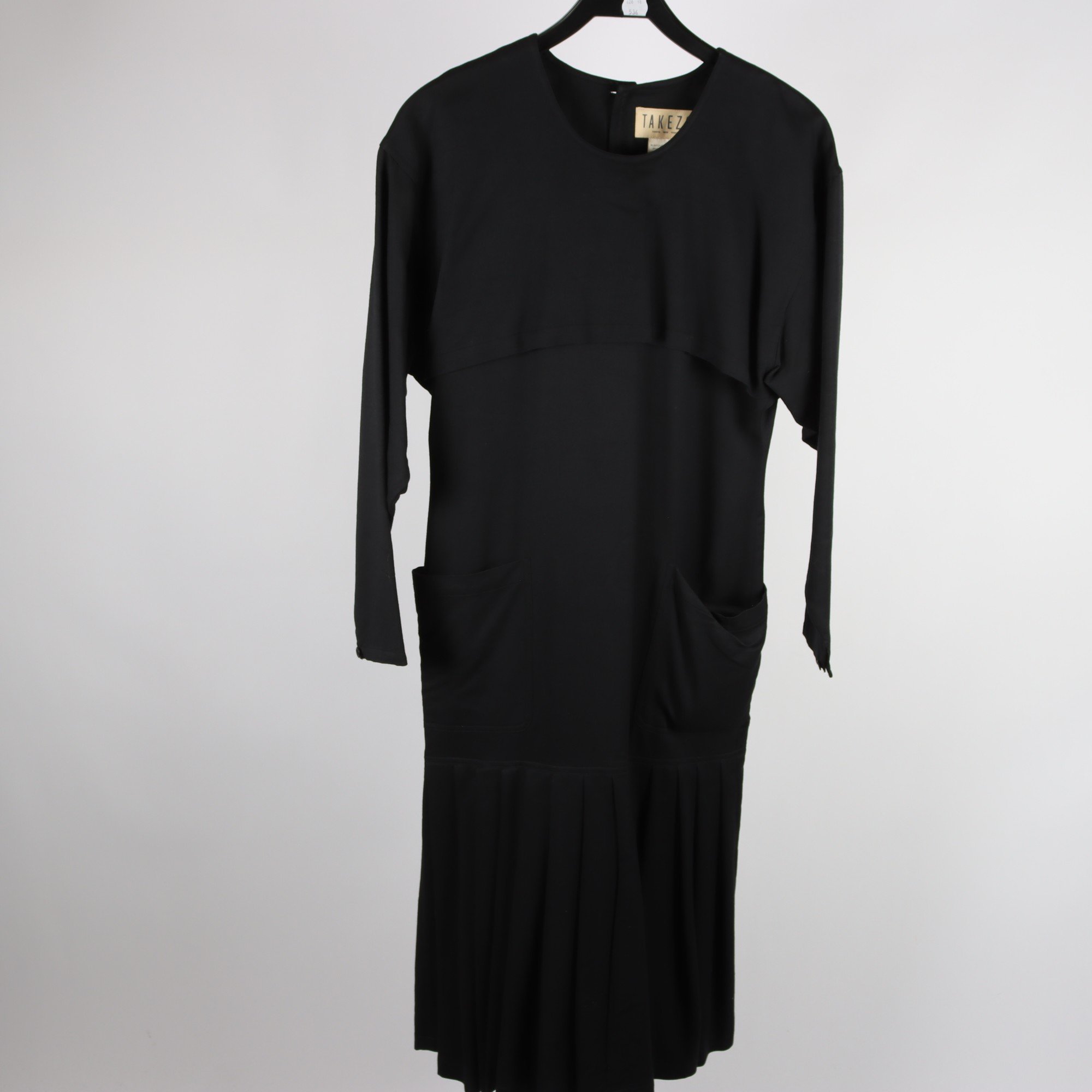 Klänning, Takezo, svart, retro, stl. M.