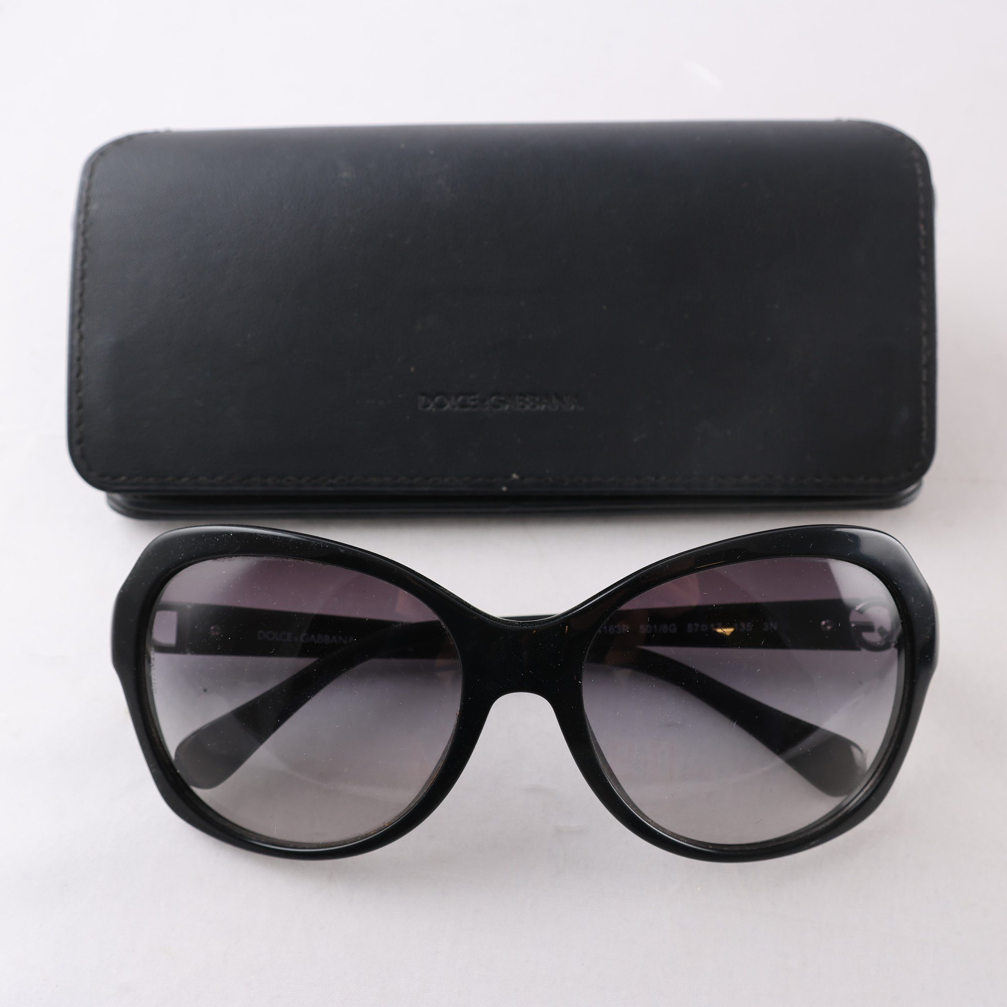 Solglasögon, acetat, Dolce Gabbana, svarta