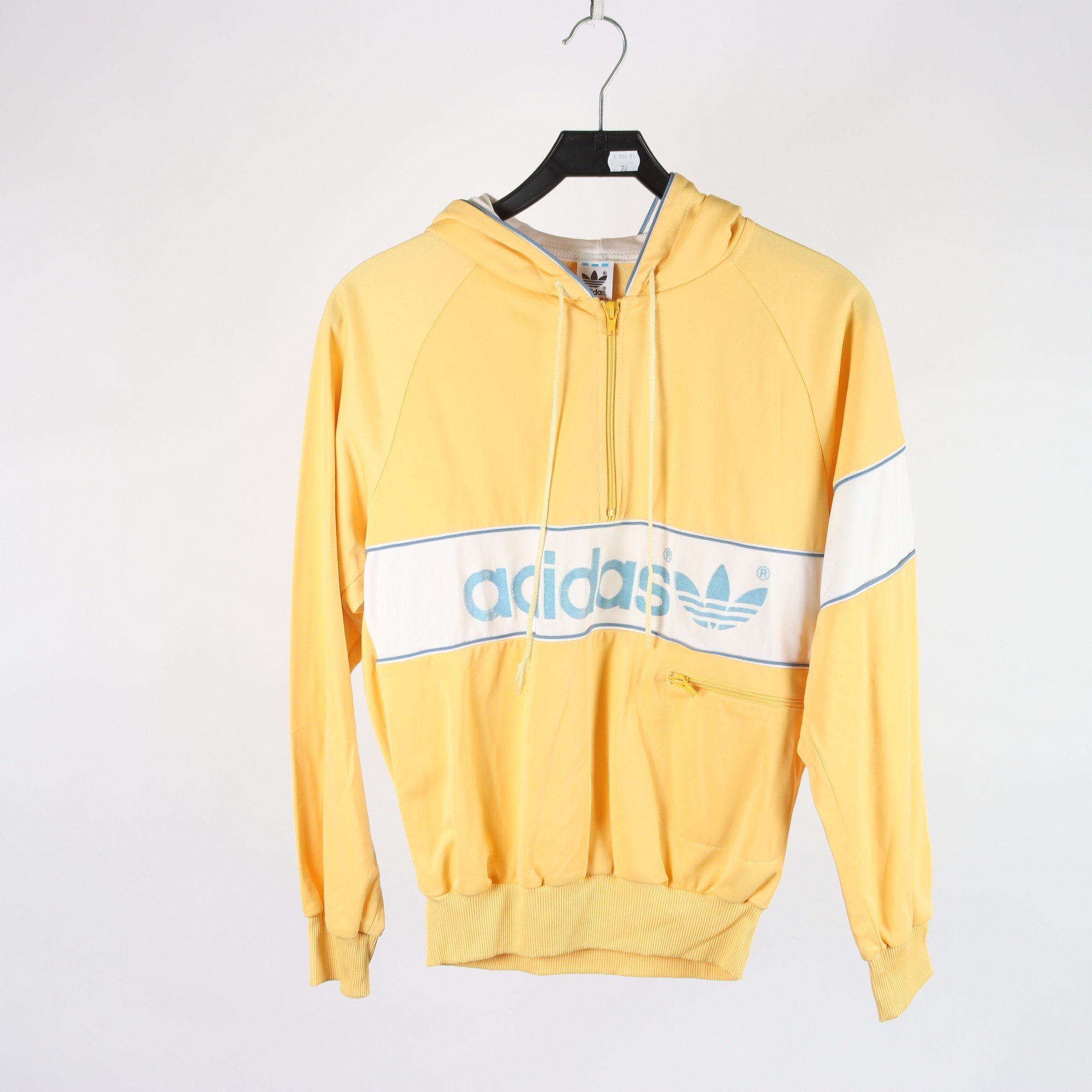 Sporttröja, Adidas, gul, vit, stl. 46