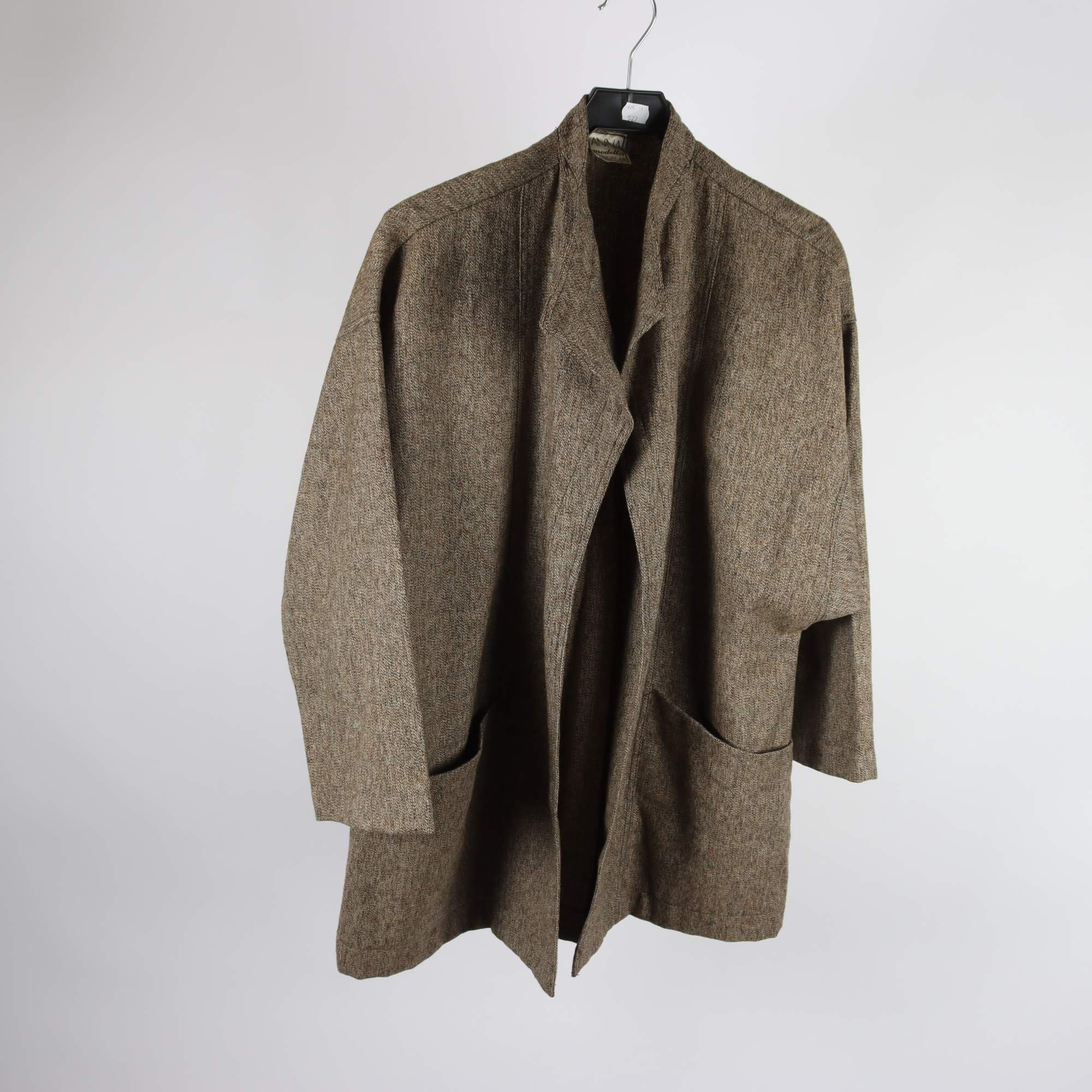 Jacka, Anna Modeller, Finland, beige, ullmix, stl. ca. L.