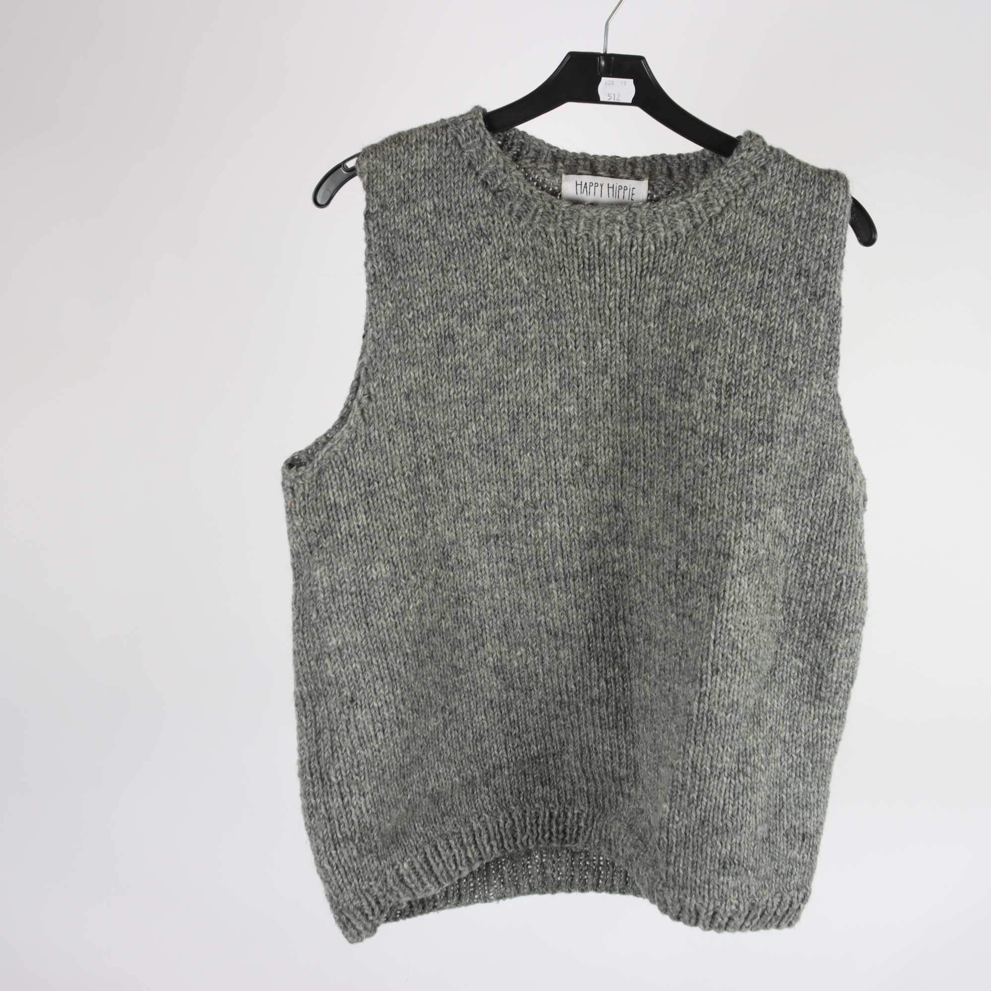 Väst, Made in Nepal, grå, ull, stl. M.