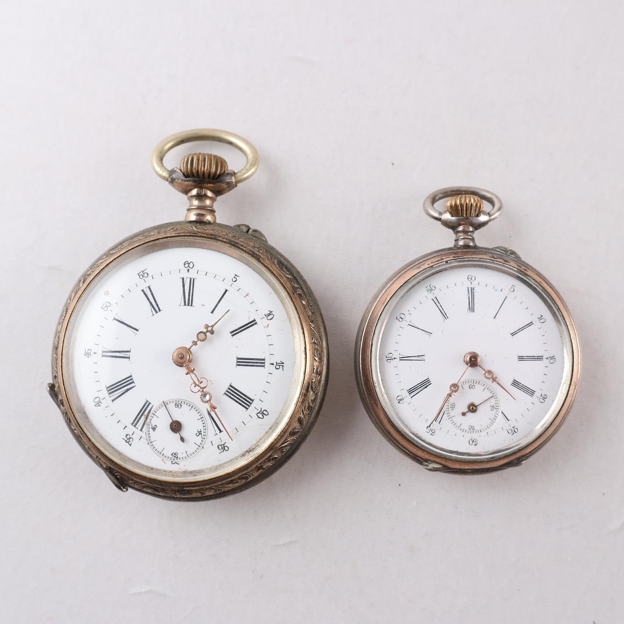 Fickur, silver, antika