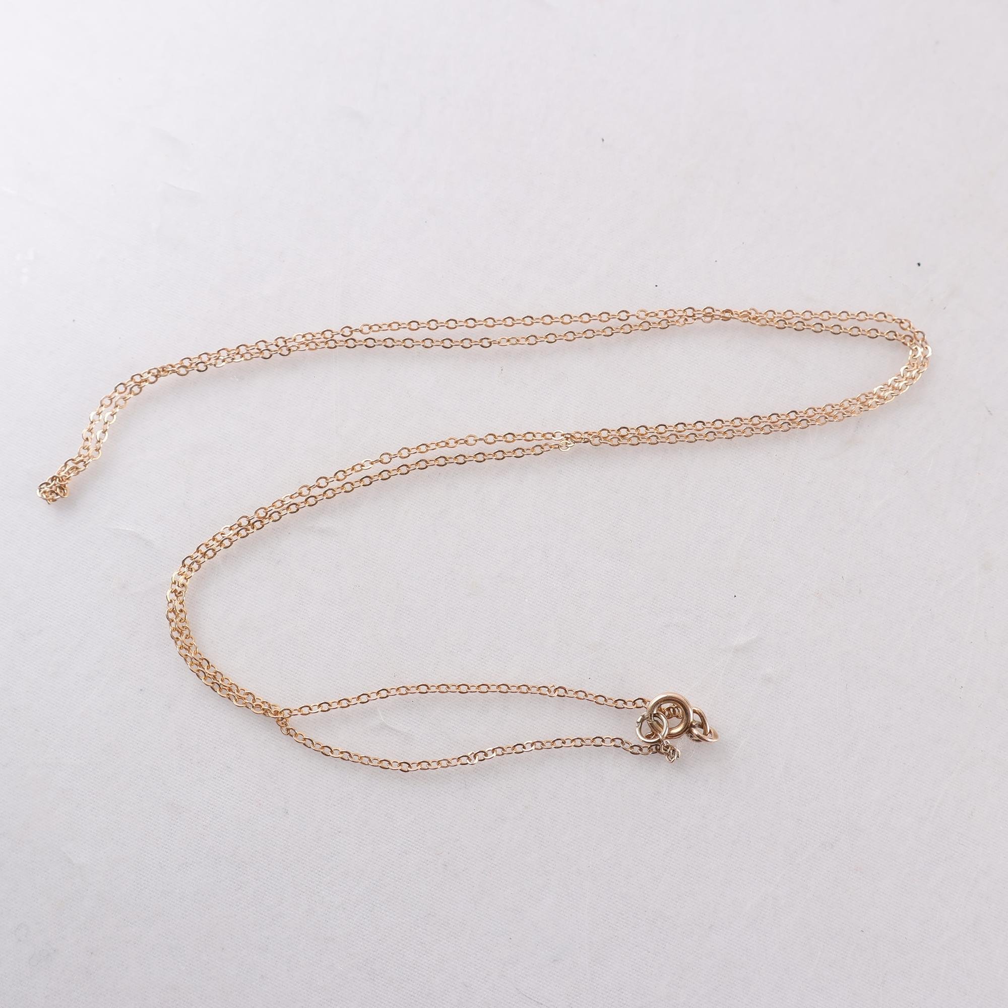 Kedja, 14K, vikt: 2.9g