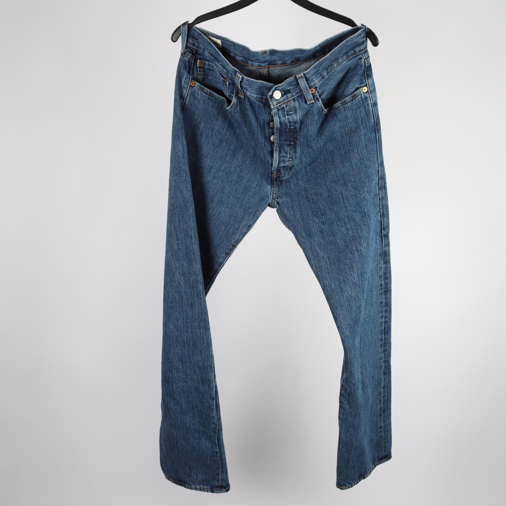 Jeans, Levis, 501. blå, stl. 32/32.