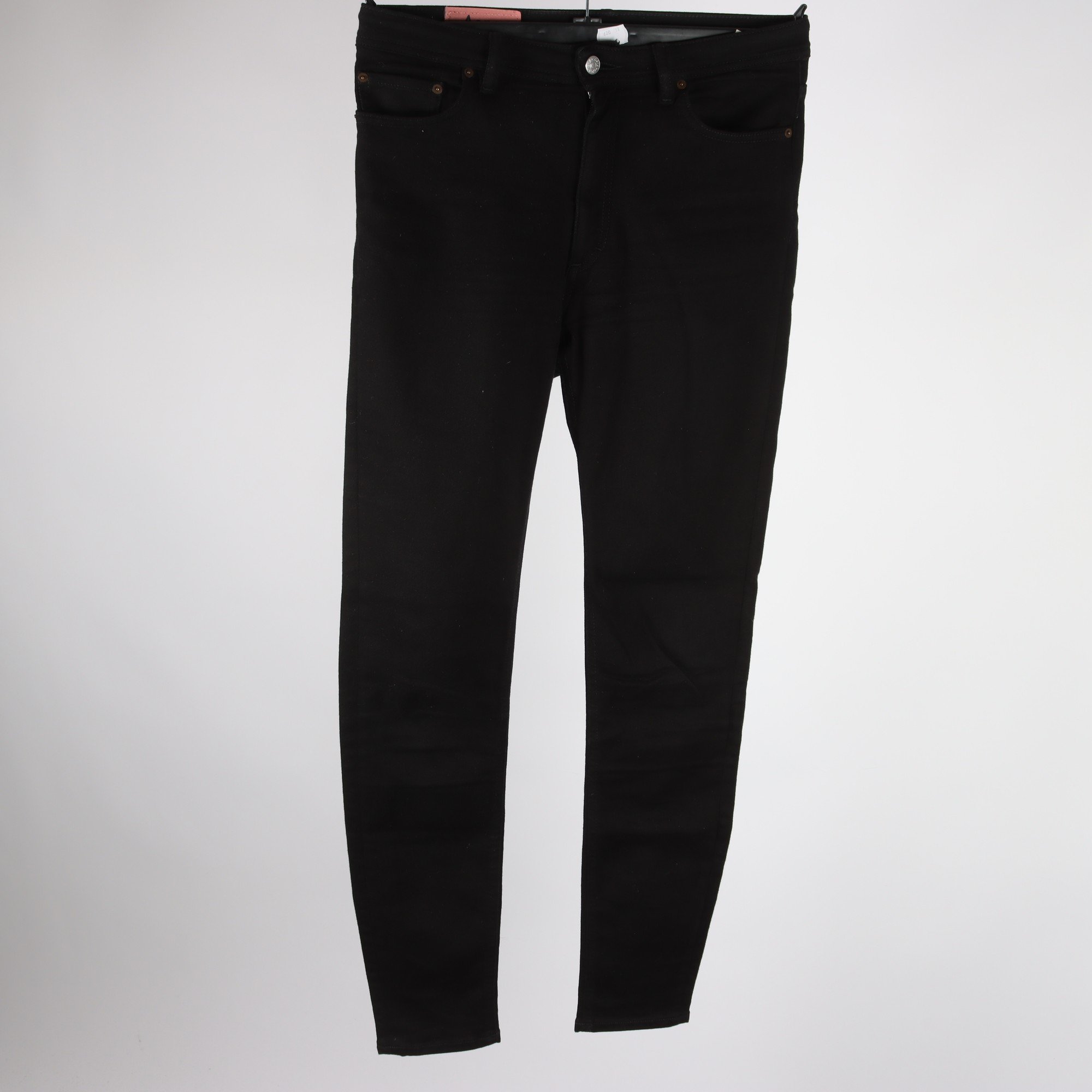 Jeans, Acne Studios, Blå Konst, svart, Peg Blk, stl. 29/34.