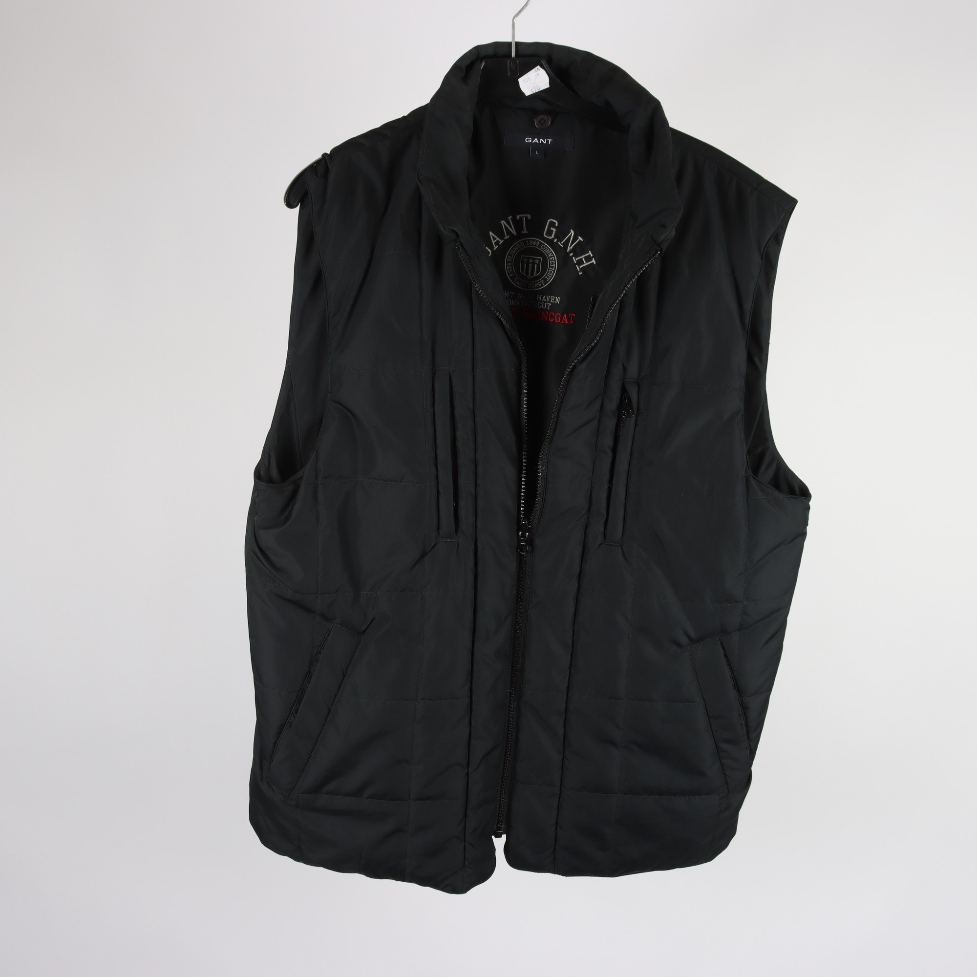 Väst, Gant, svart, stl. L.