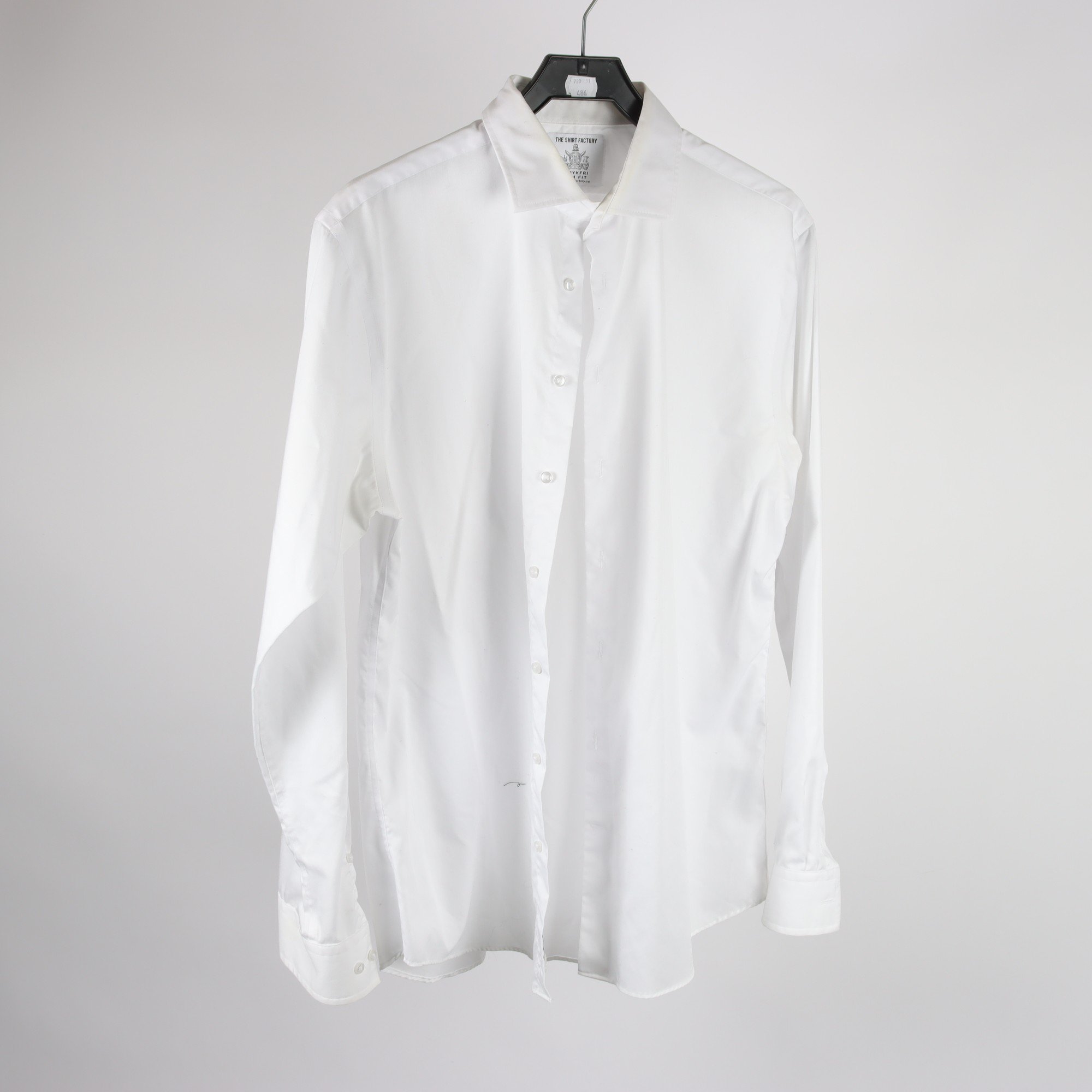 Skjorta, The Shirt Factory, vit, slim fit, stl. 41