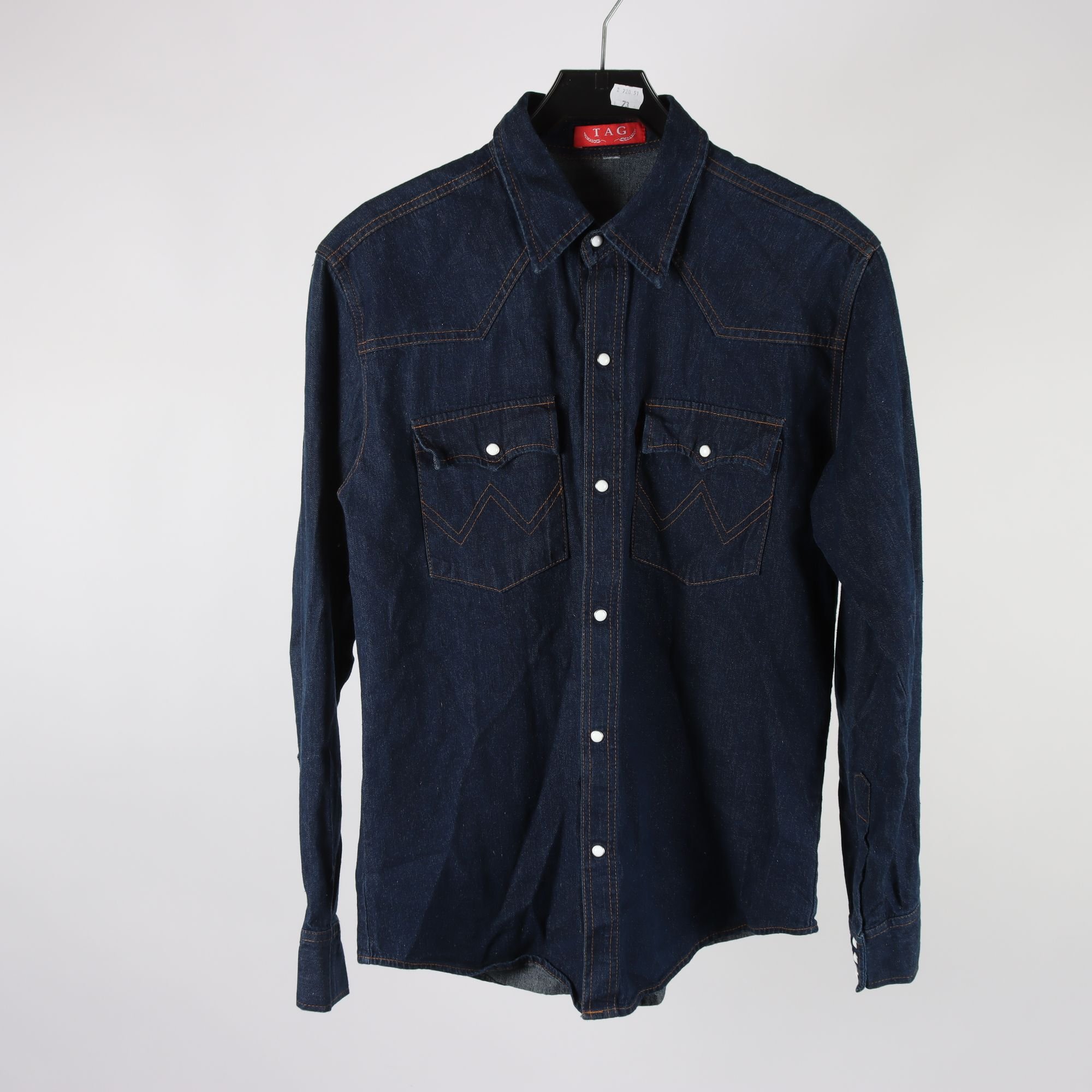 Jeansskjorta, TAG, blå, stl ca. M